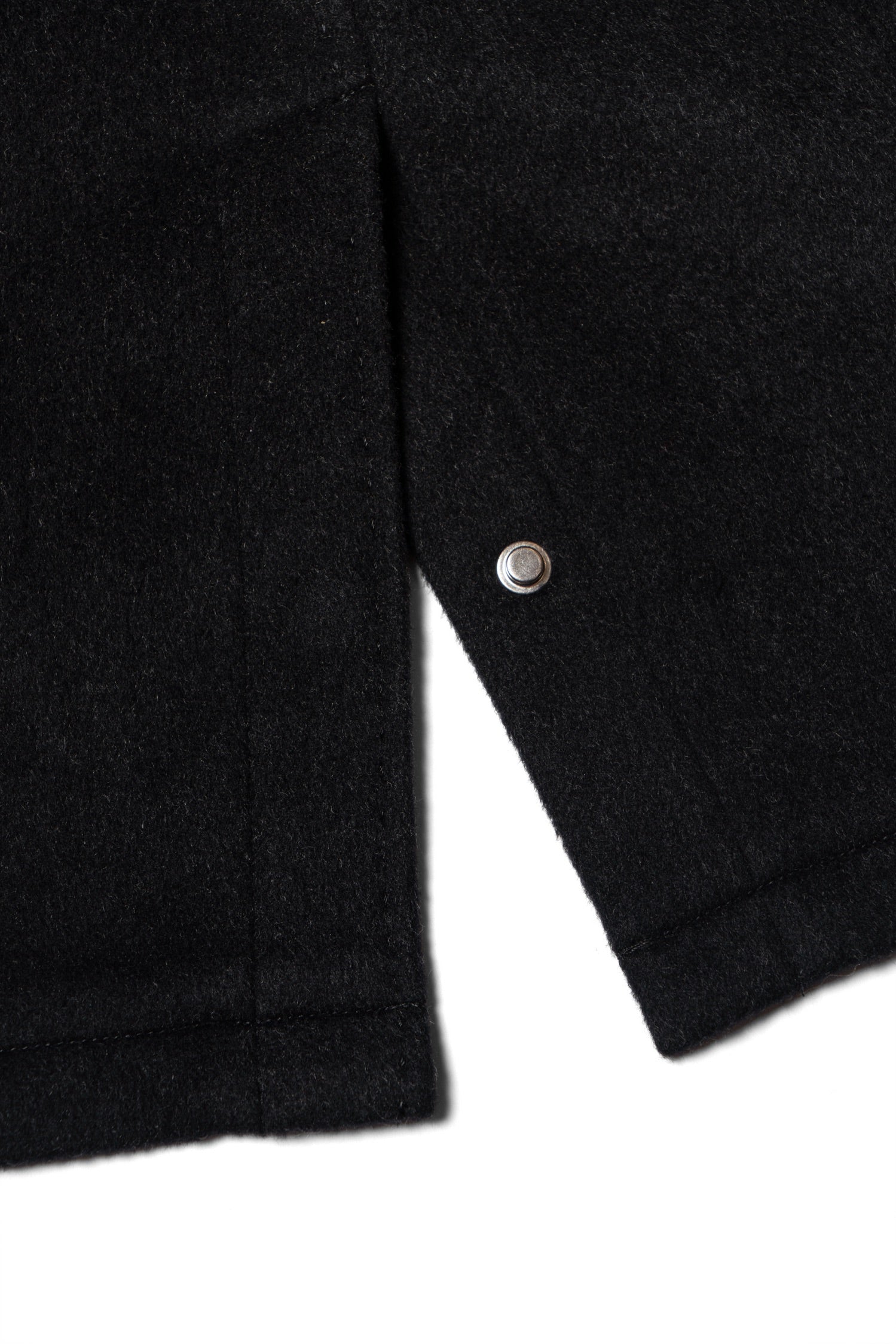 Black Wool Silk M65 Jacket #377