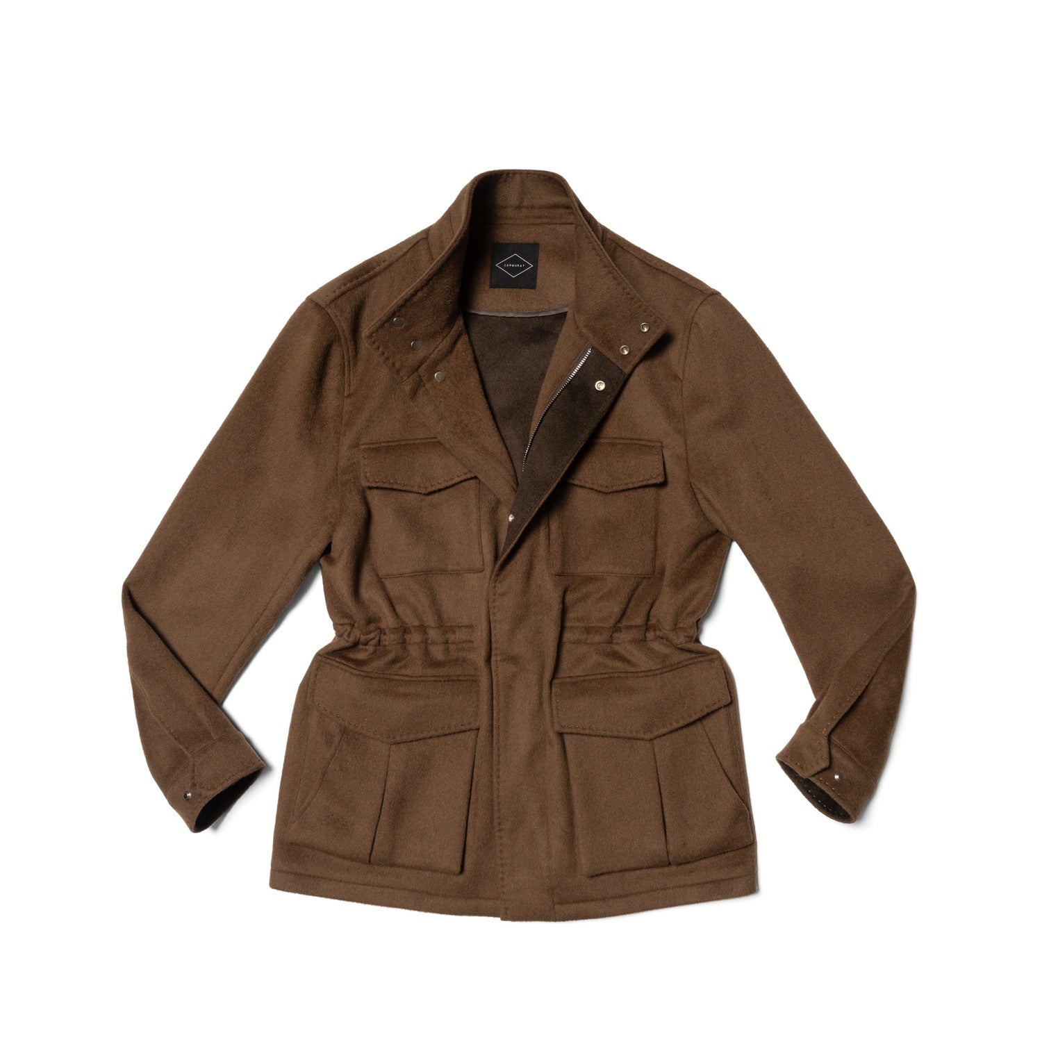 Tobacco Wool Silk M65 Jacket #376