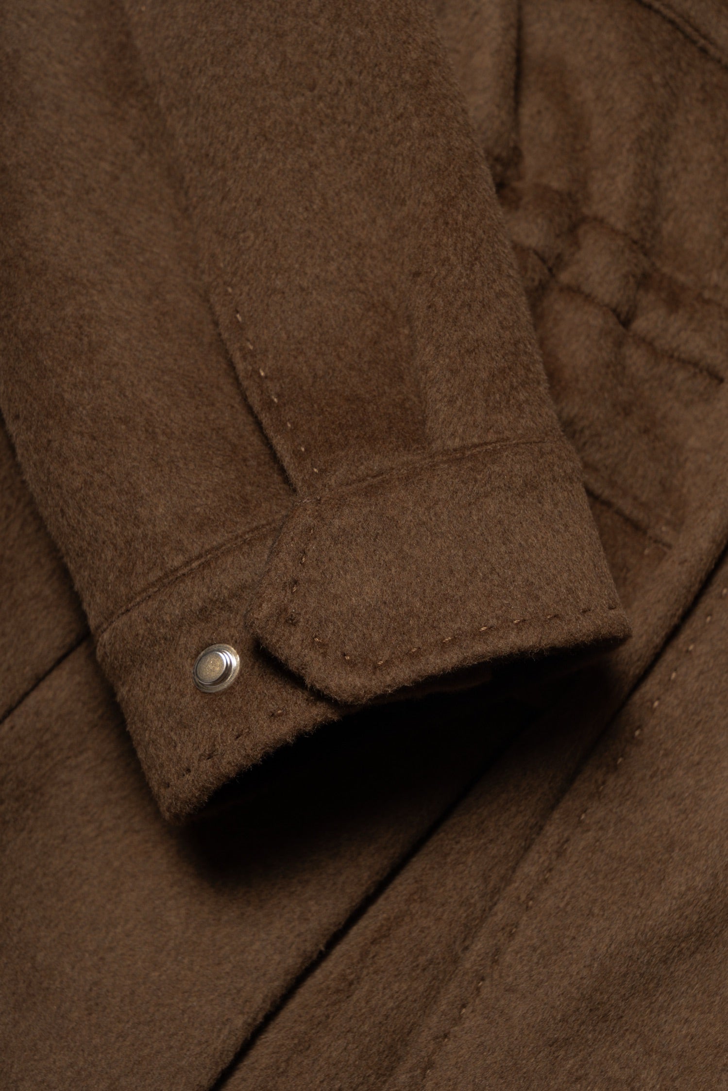 Tobacco Wool Silk M65 Jacket #376