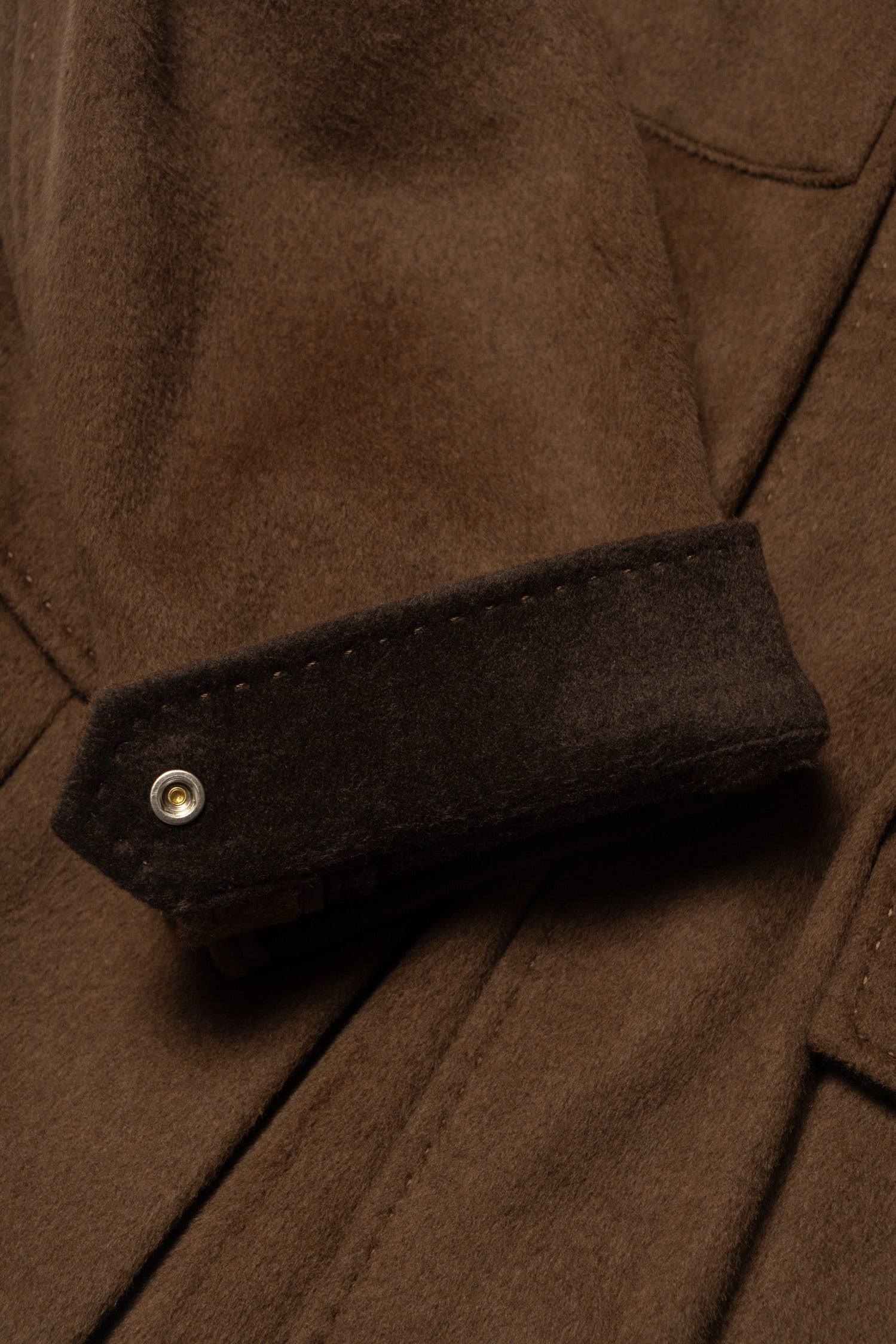 Tobacco Wool Silk M65 Jacket #376