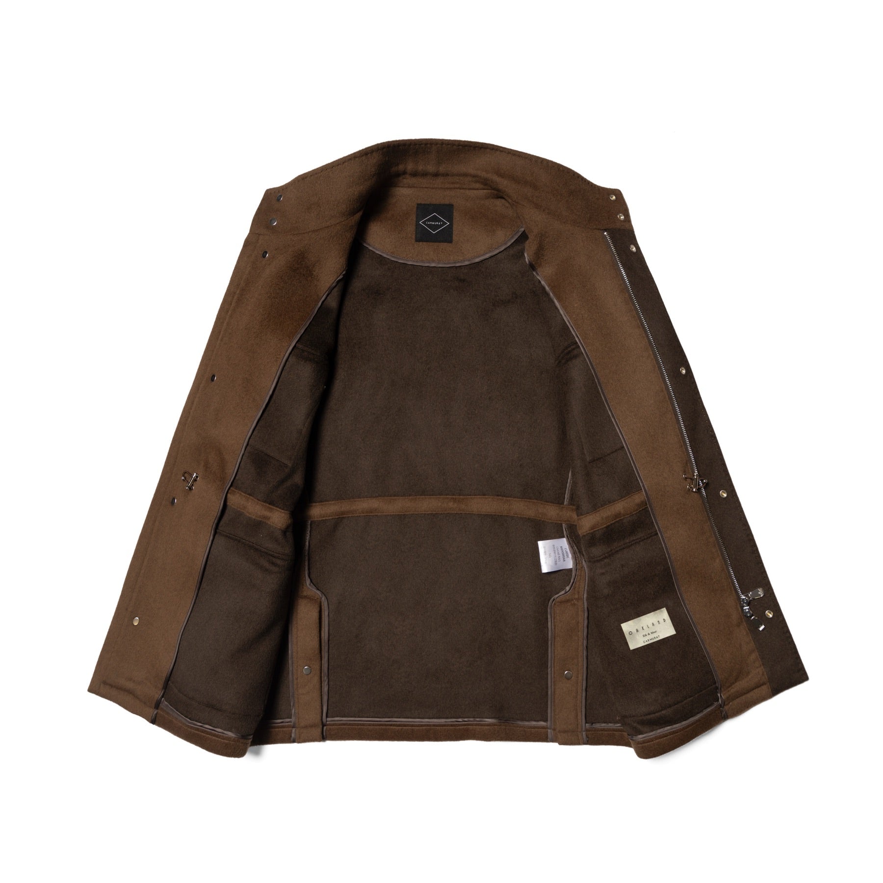 Tobacco Wool Silk M65 Jacket #376