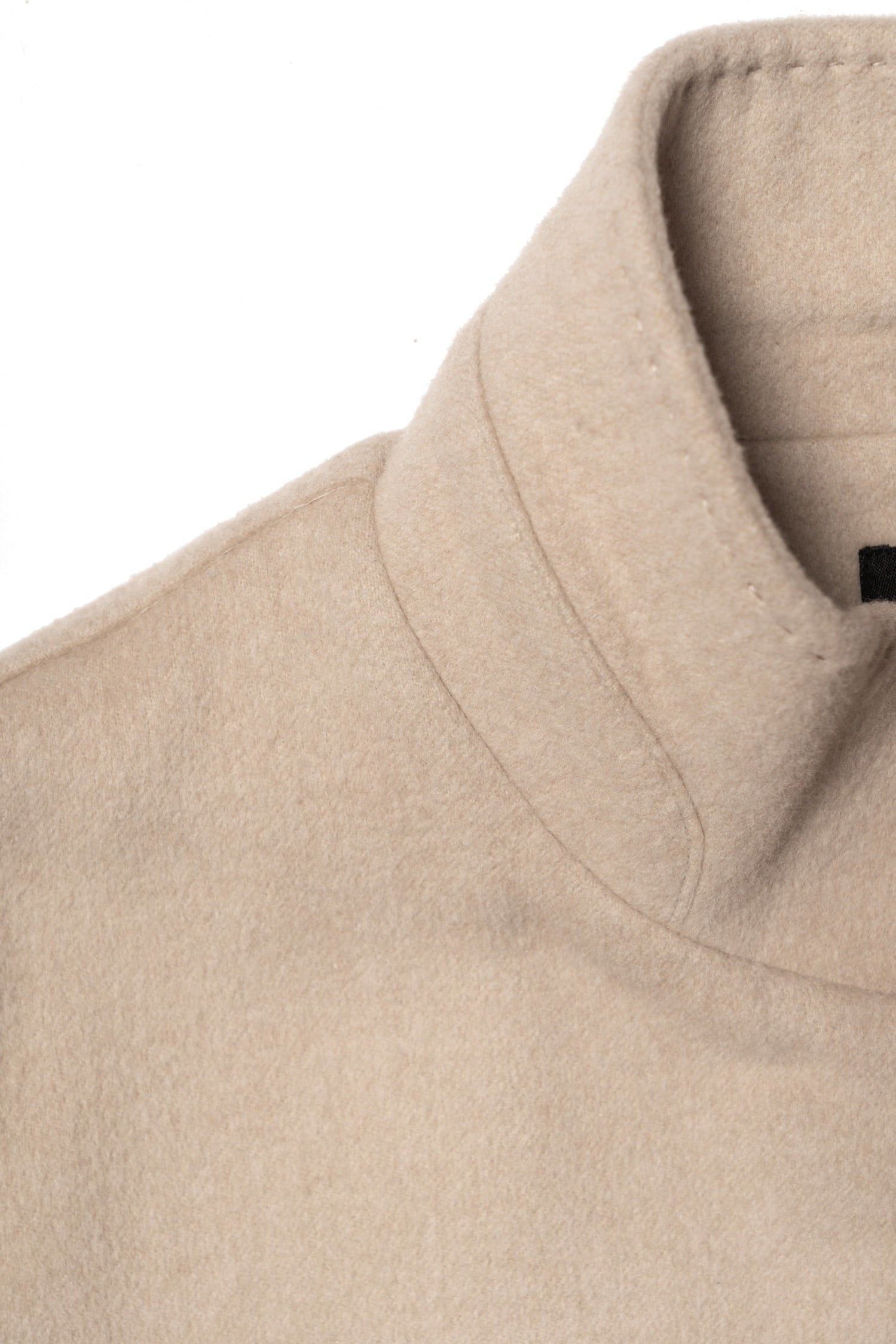 Beige Camel Wool Silk M65 Jacket #329