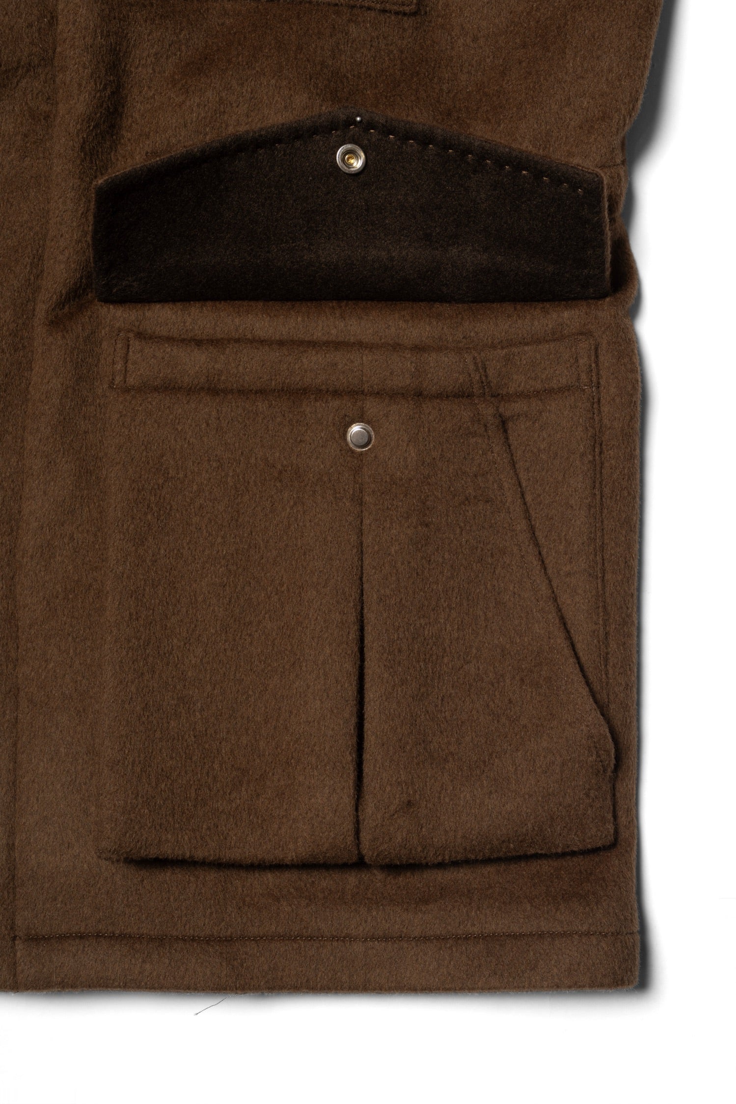 Tobacco Wool Silk M65 Jacket #376