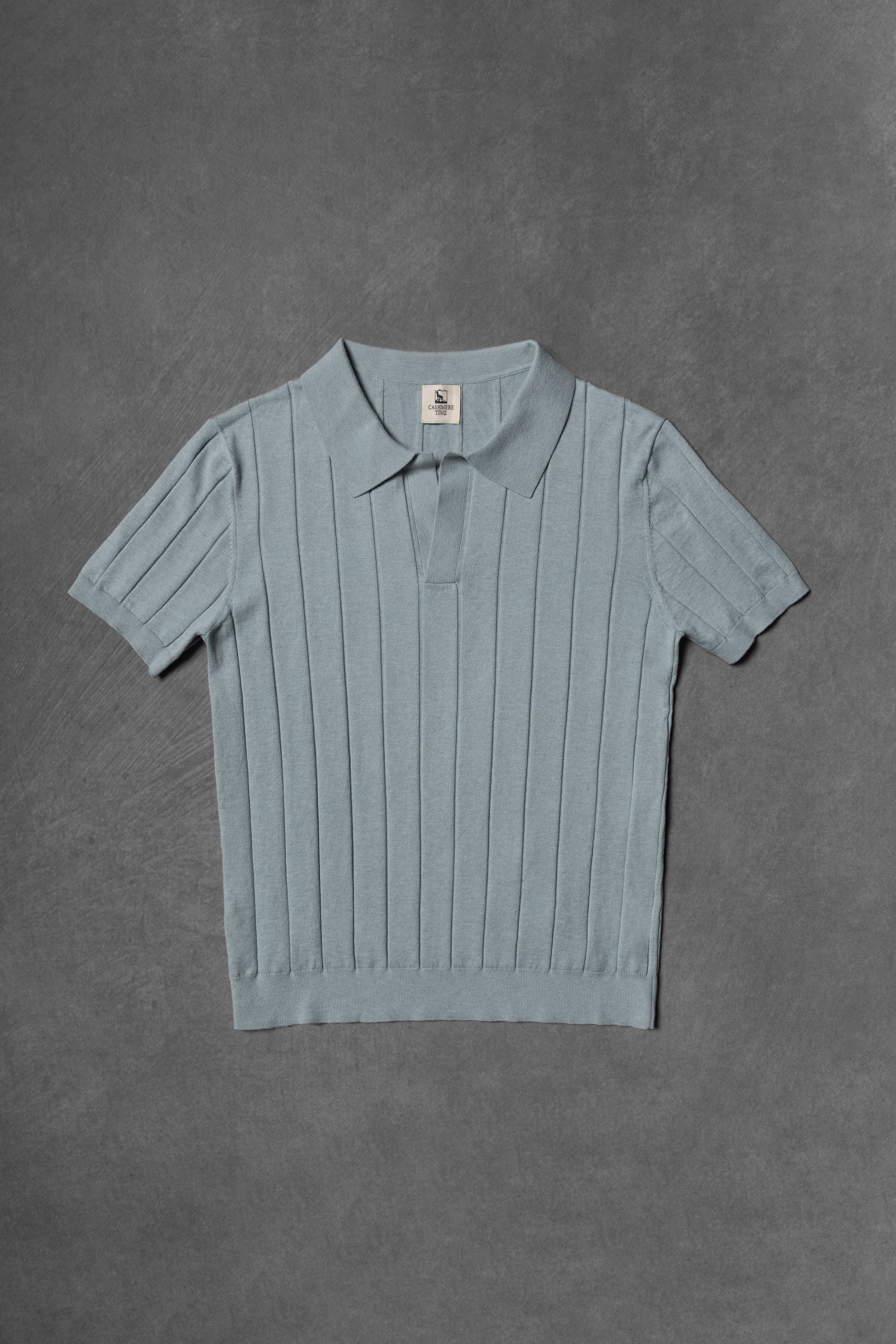 Emerald / Navy / Coral Cotton Blending Knitted Polo
