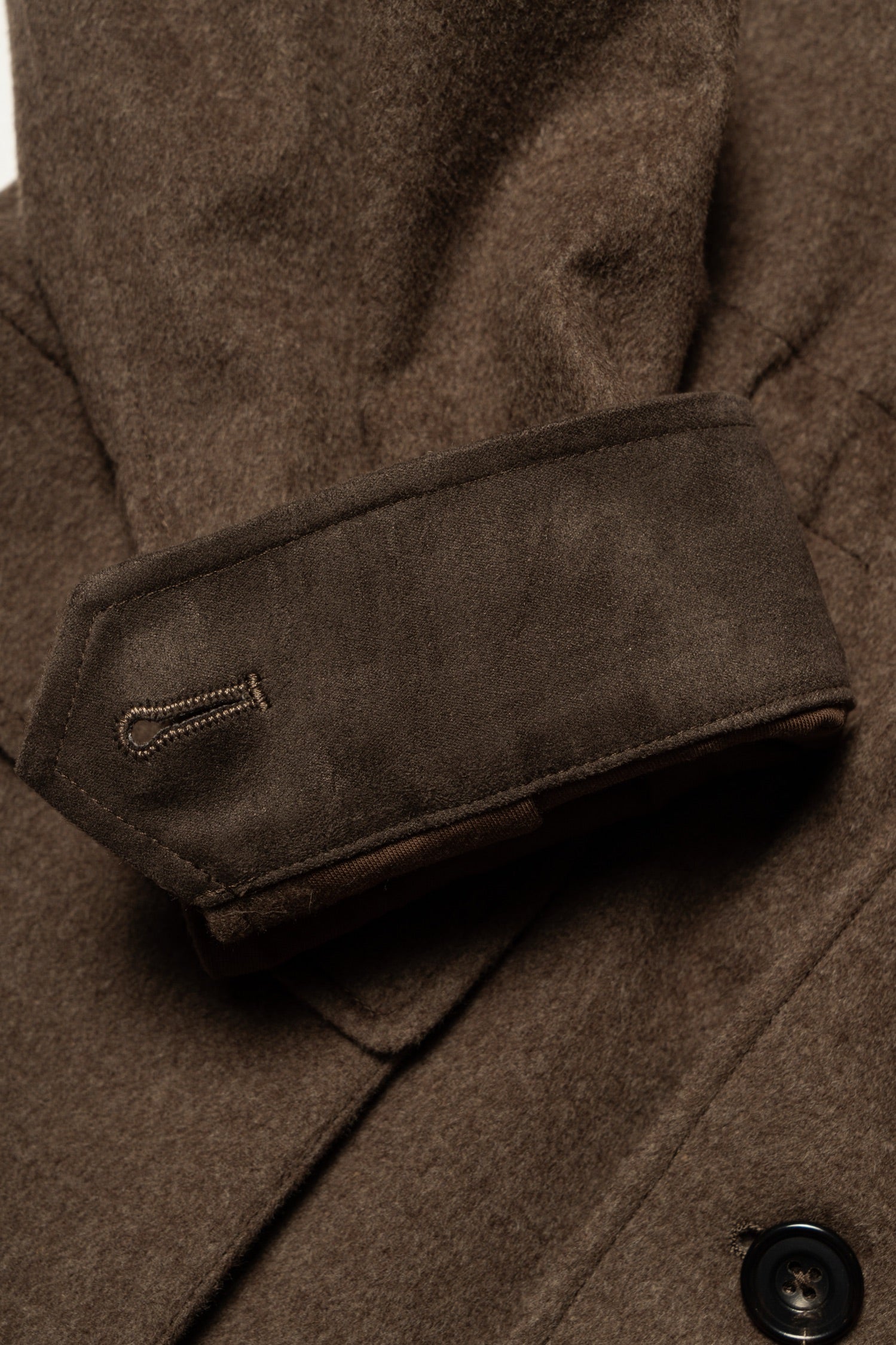 Tobacco Wool Silk Flannel Teba Jacket #433