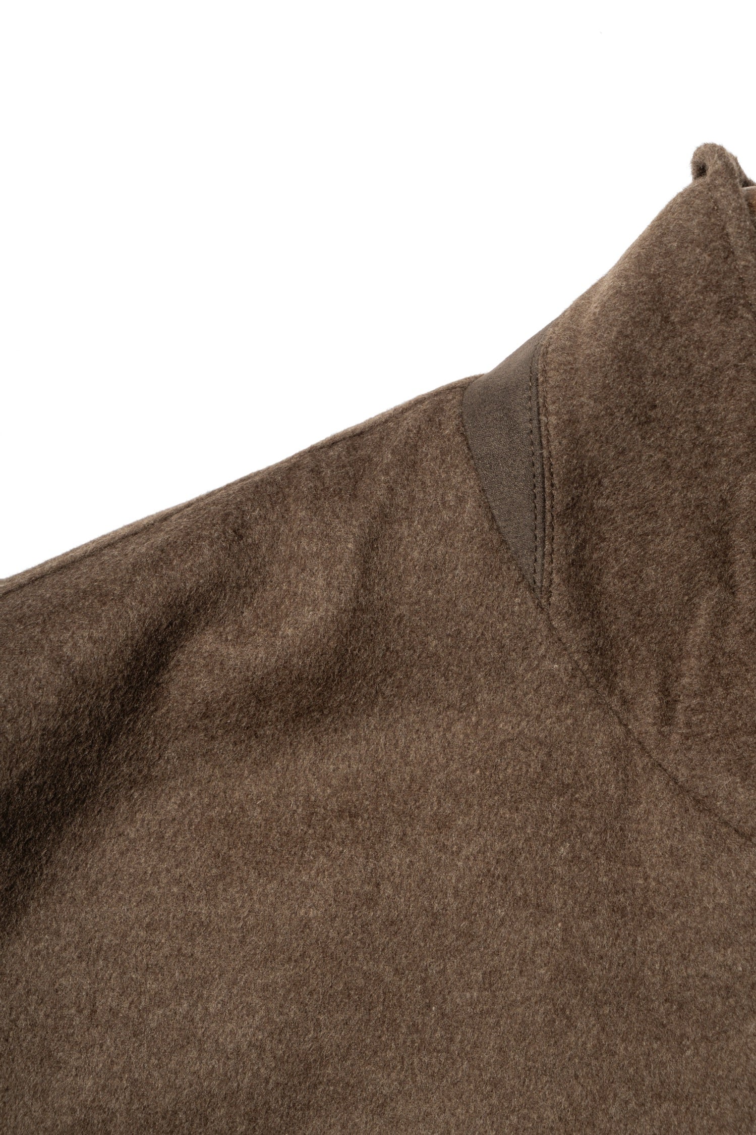 Tobacco Wool Silk Flannel Teba Jacket #433