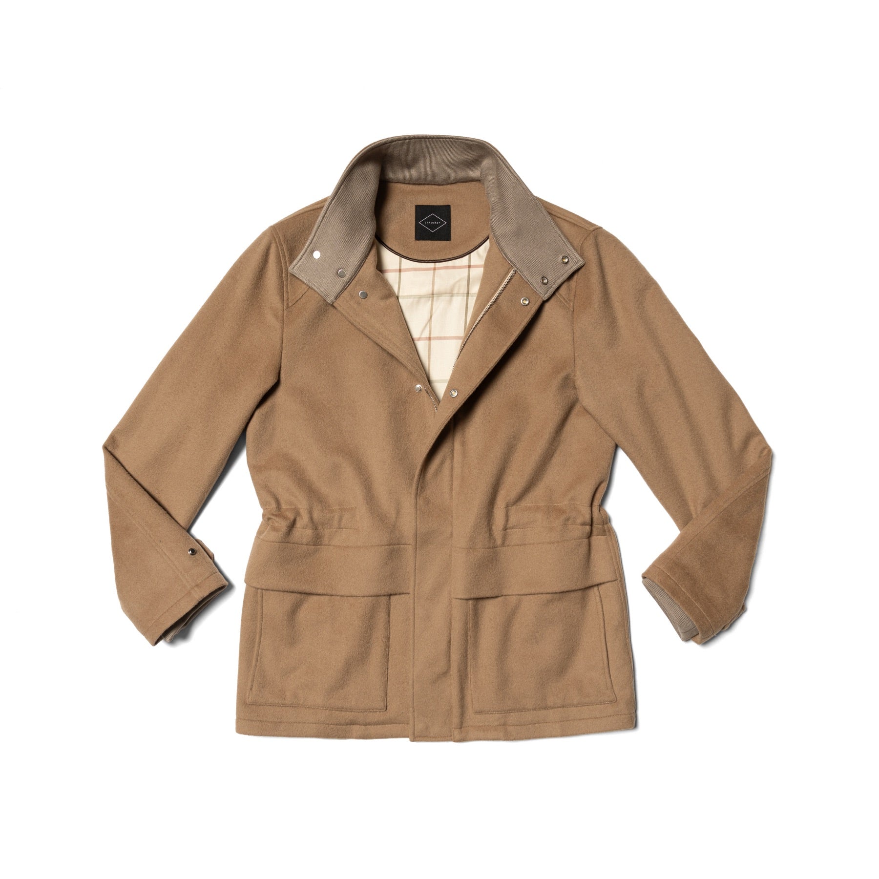 Camel Wool Cashmere M65 Jacket #404