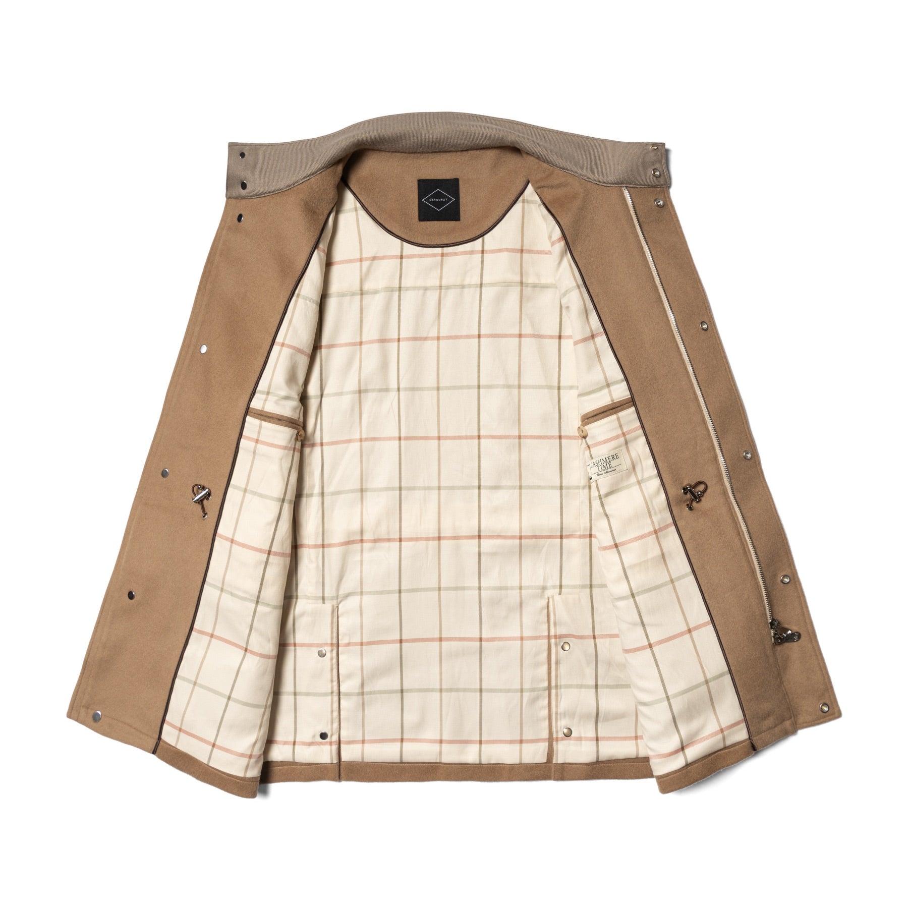 Camel Wool Cashmere M65 Jacket #404