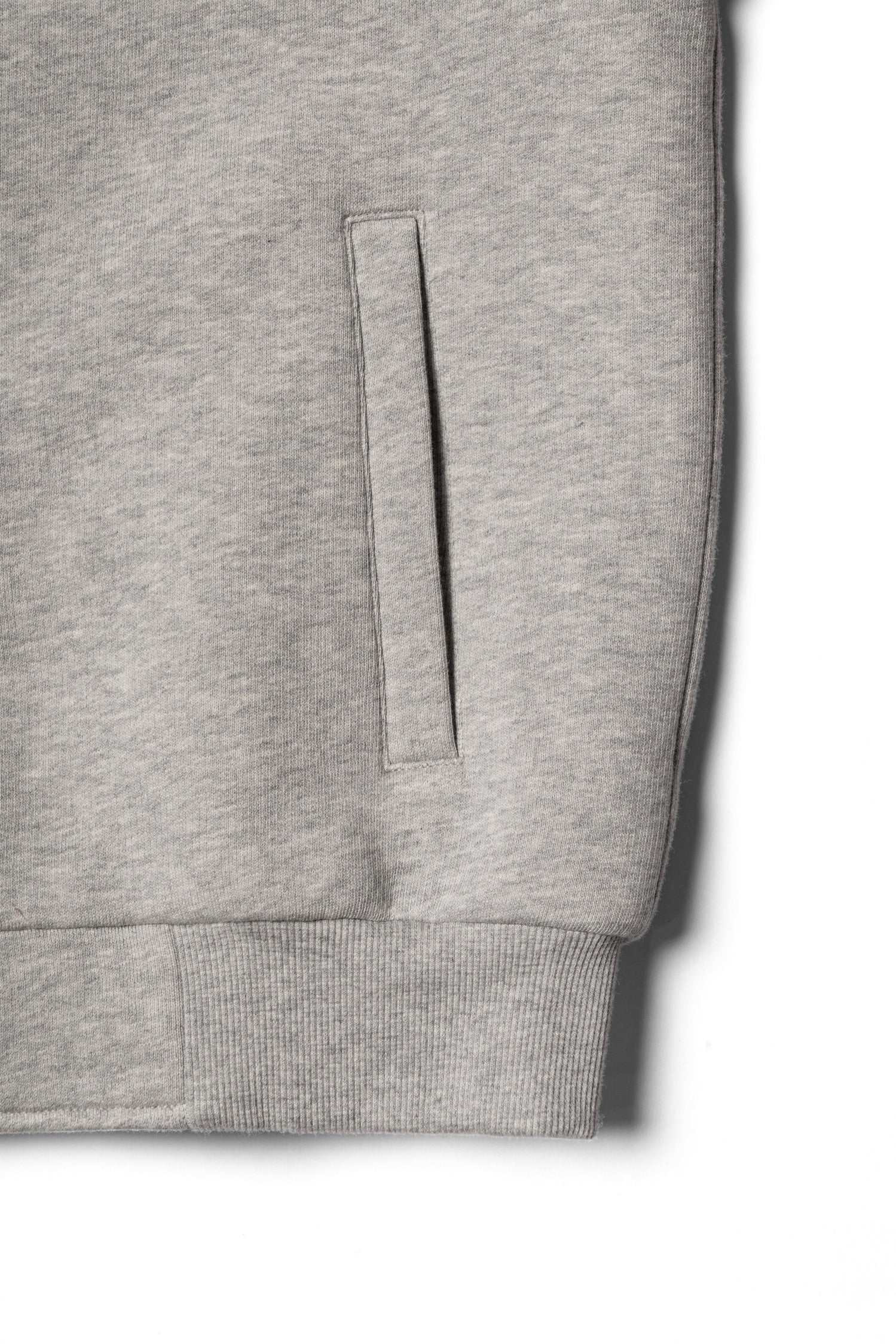 Grey Cotton Rex Fur Bomber Jacket #322