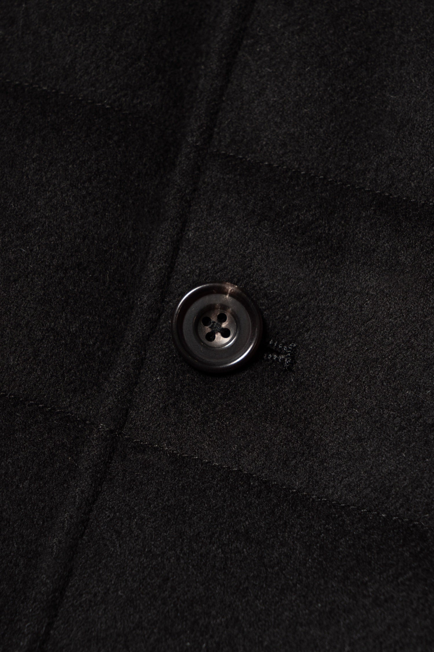 Black Wool Silk Gilet #320