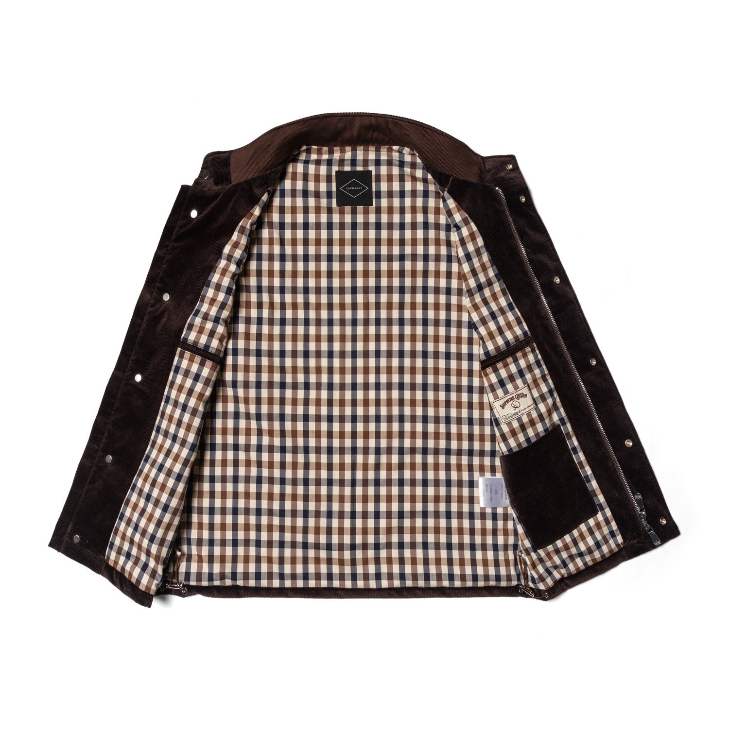Chocolate Cotton Corduroy Gilet #436