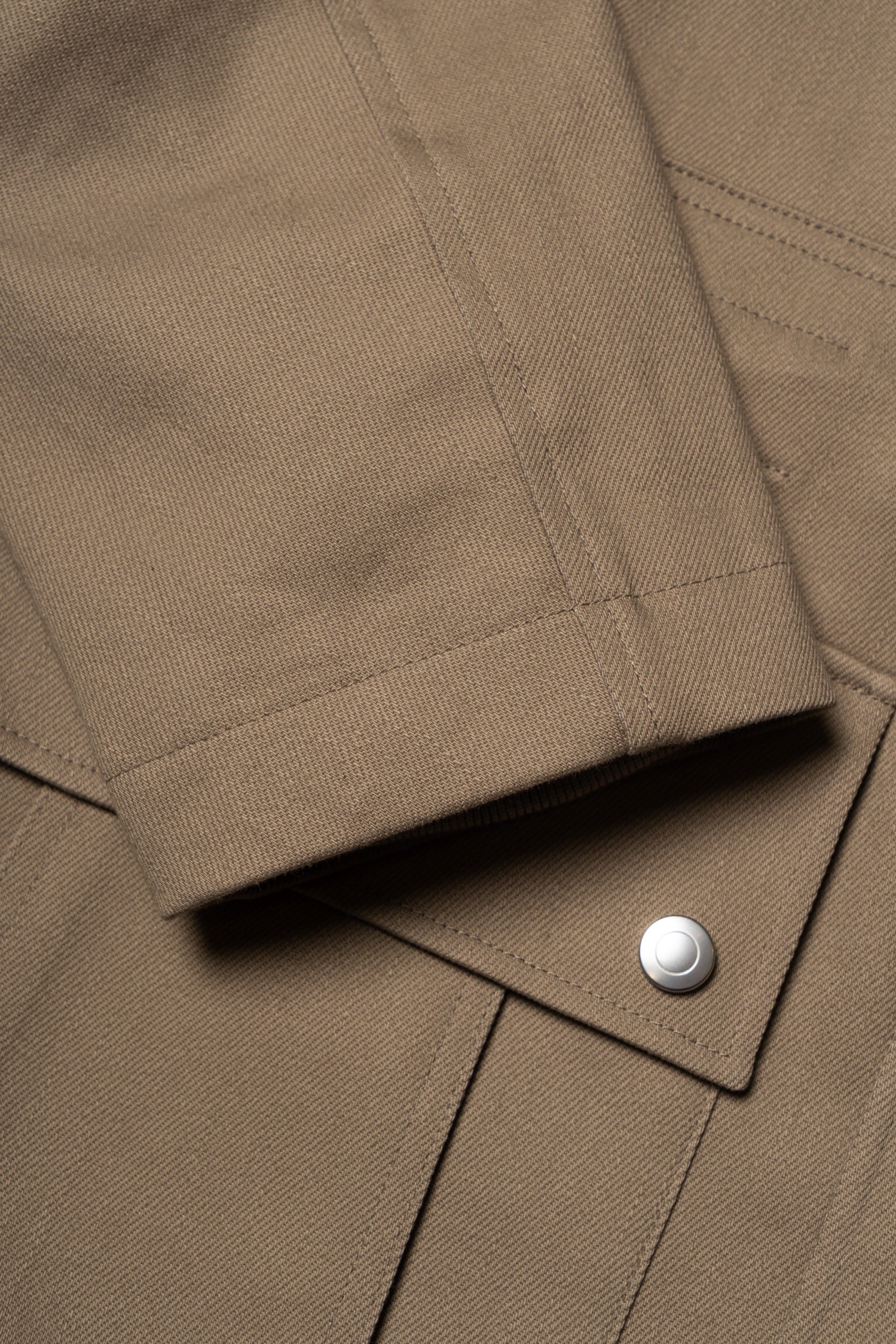 Taupe Waterproof Cotton Racing Jacket #368