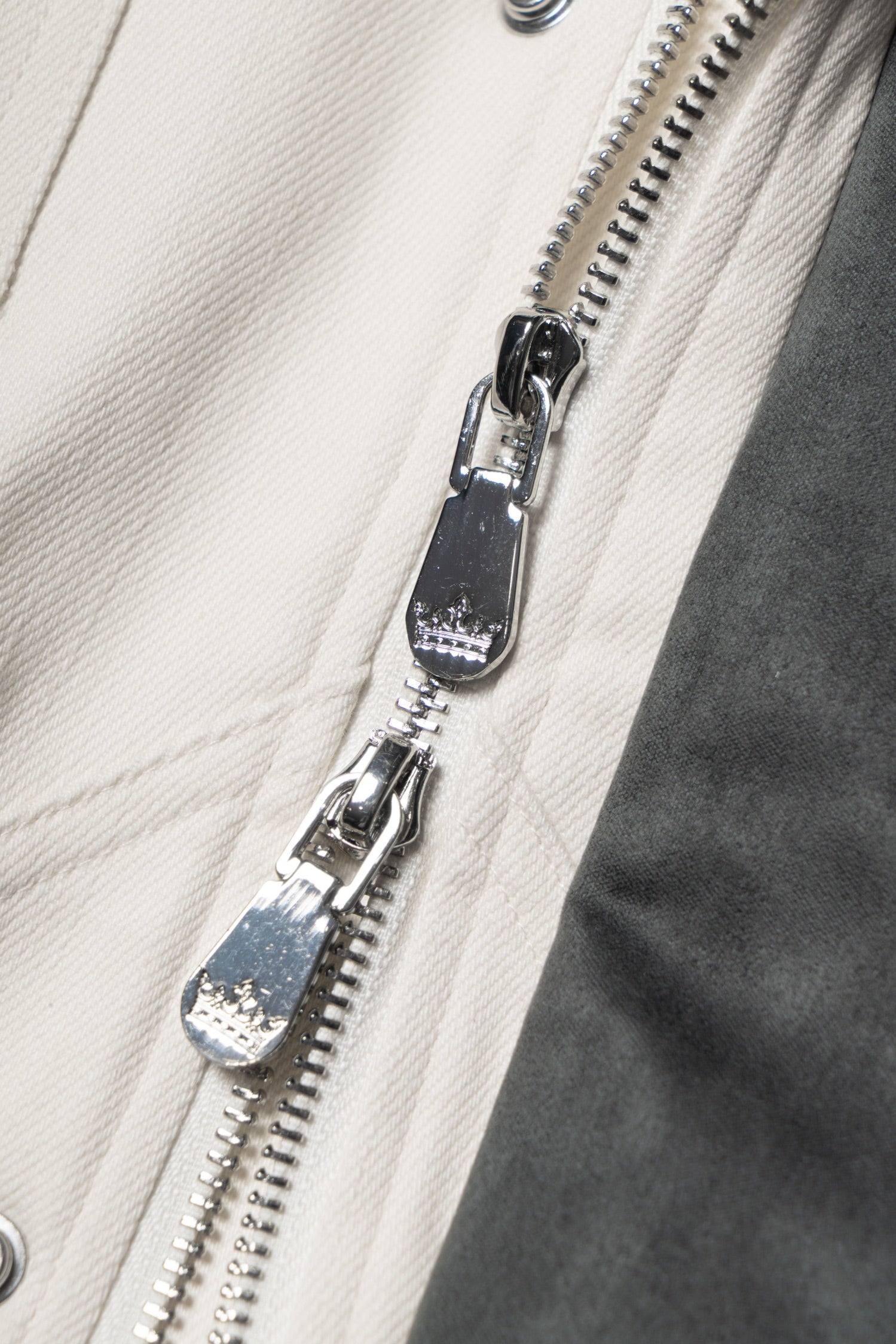 Beige Waterproof Cotton Racing Jacket #370
