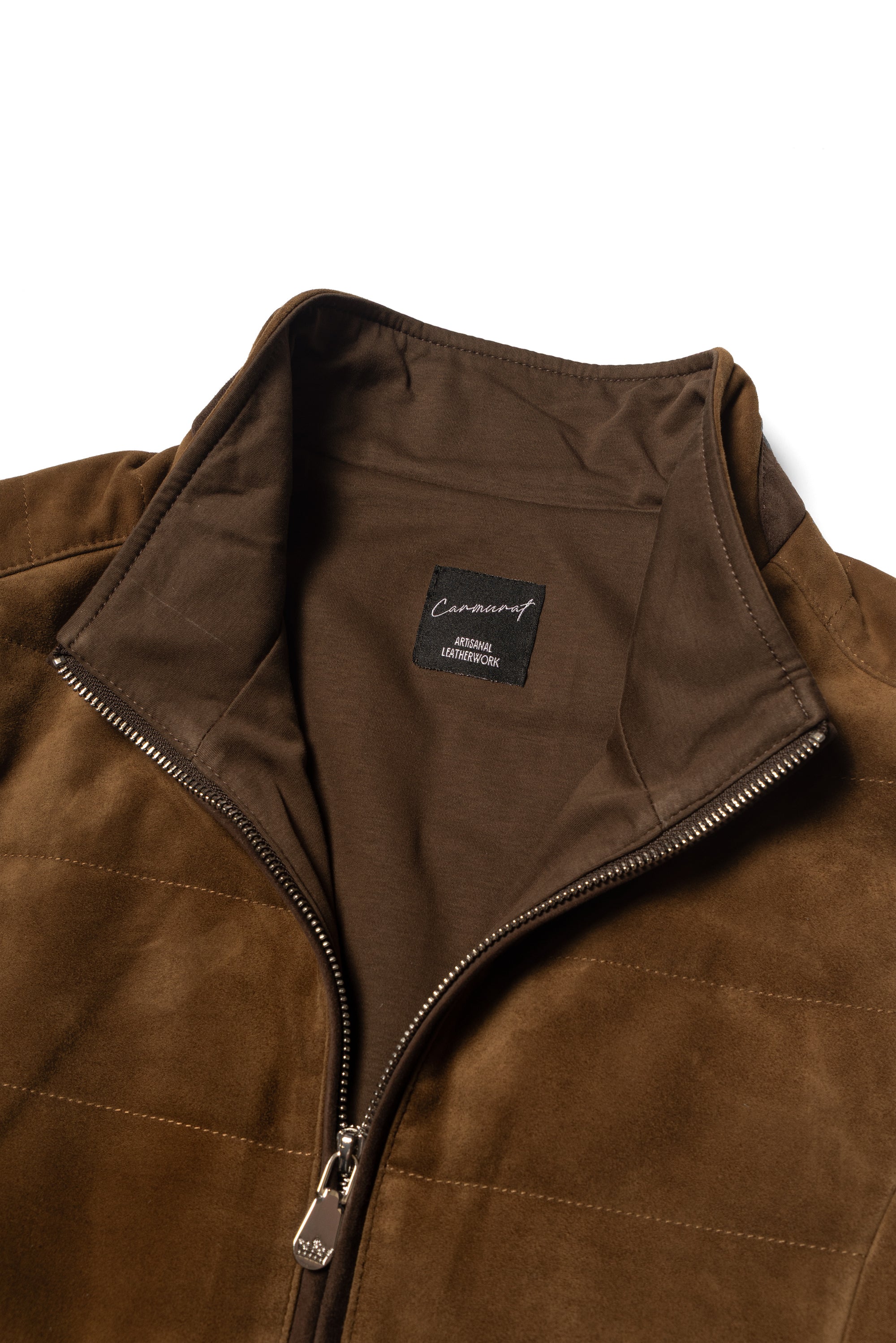 Tobacco Sheepskin Suede Gilet
