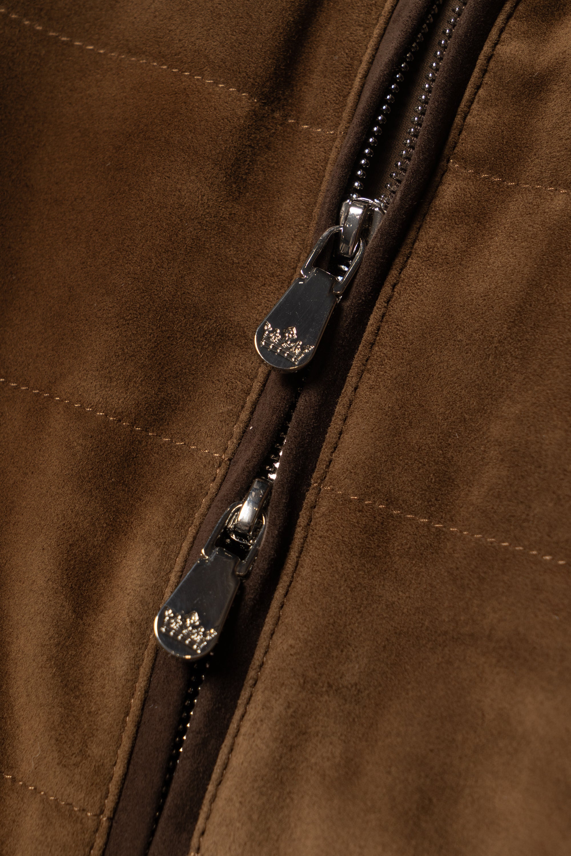 Tobacco Sheepskin Suede Gilet