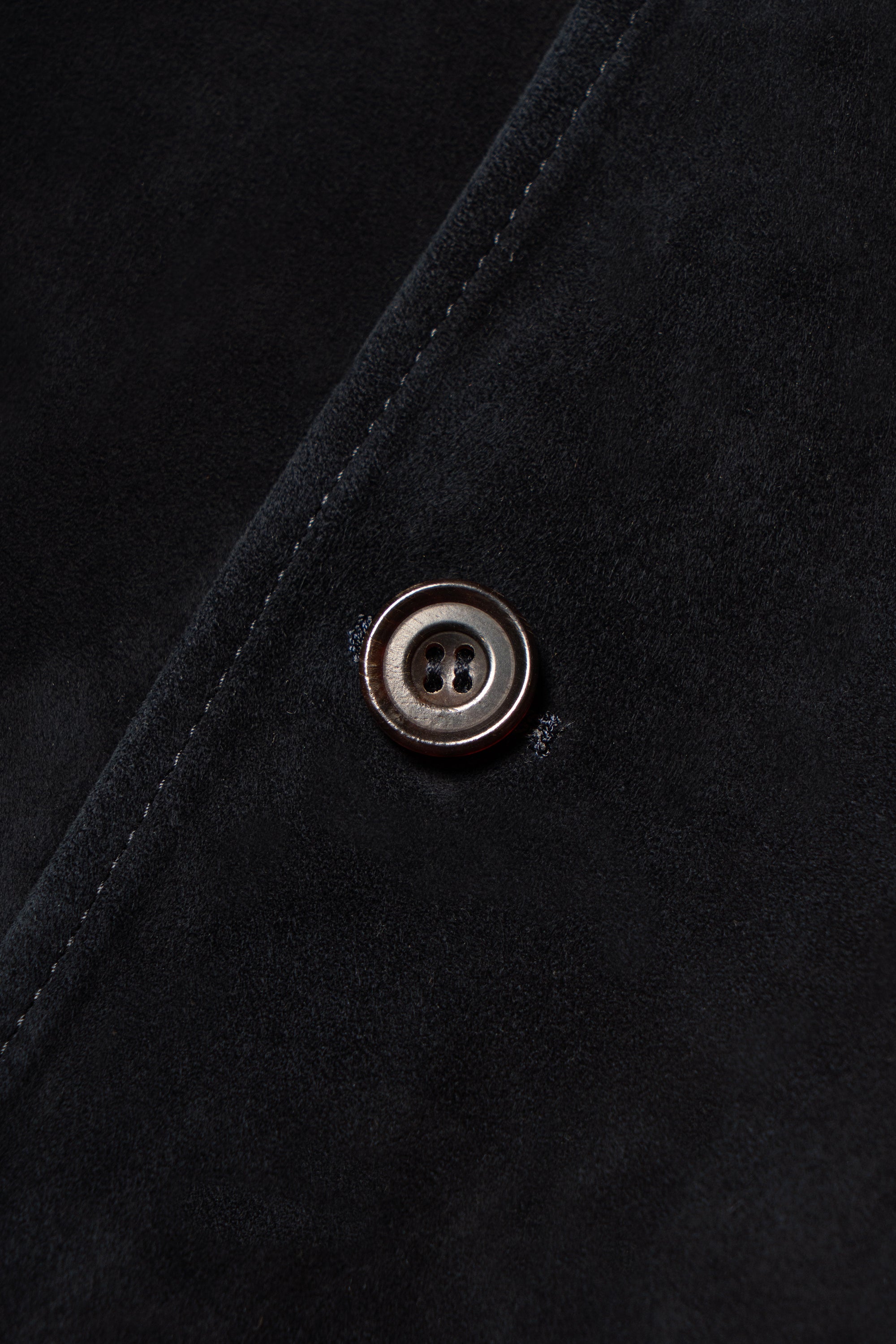 Dark Navy Sheepskin Suede A1 Jacket