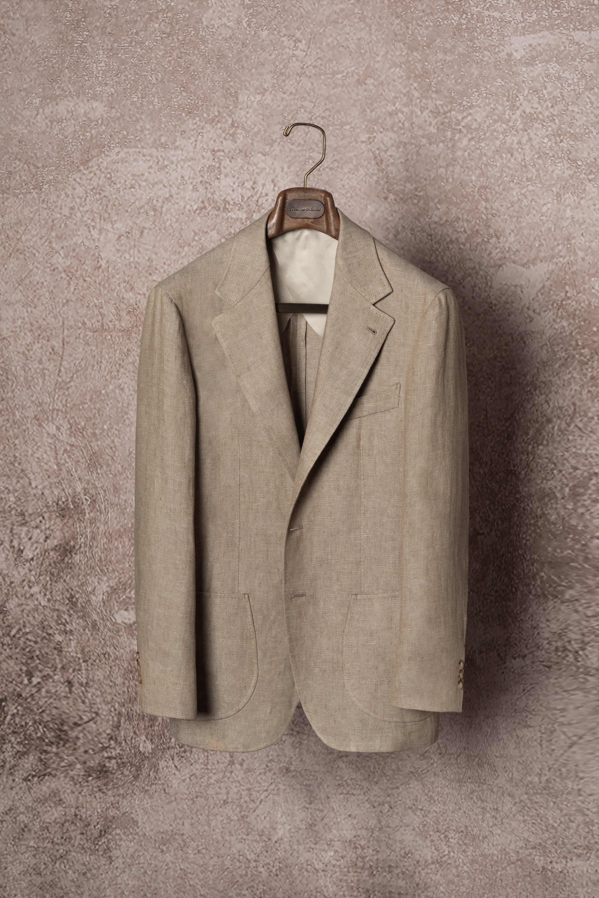 MTO Camel Normandy Linen Jacket #80