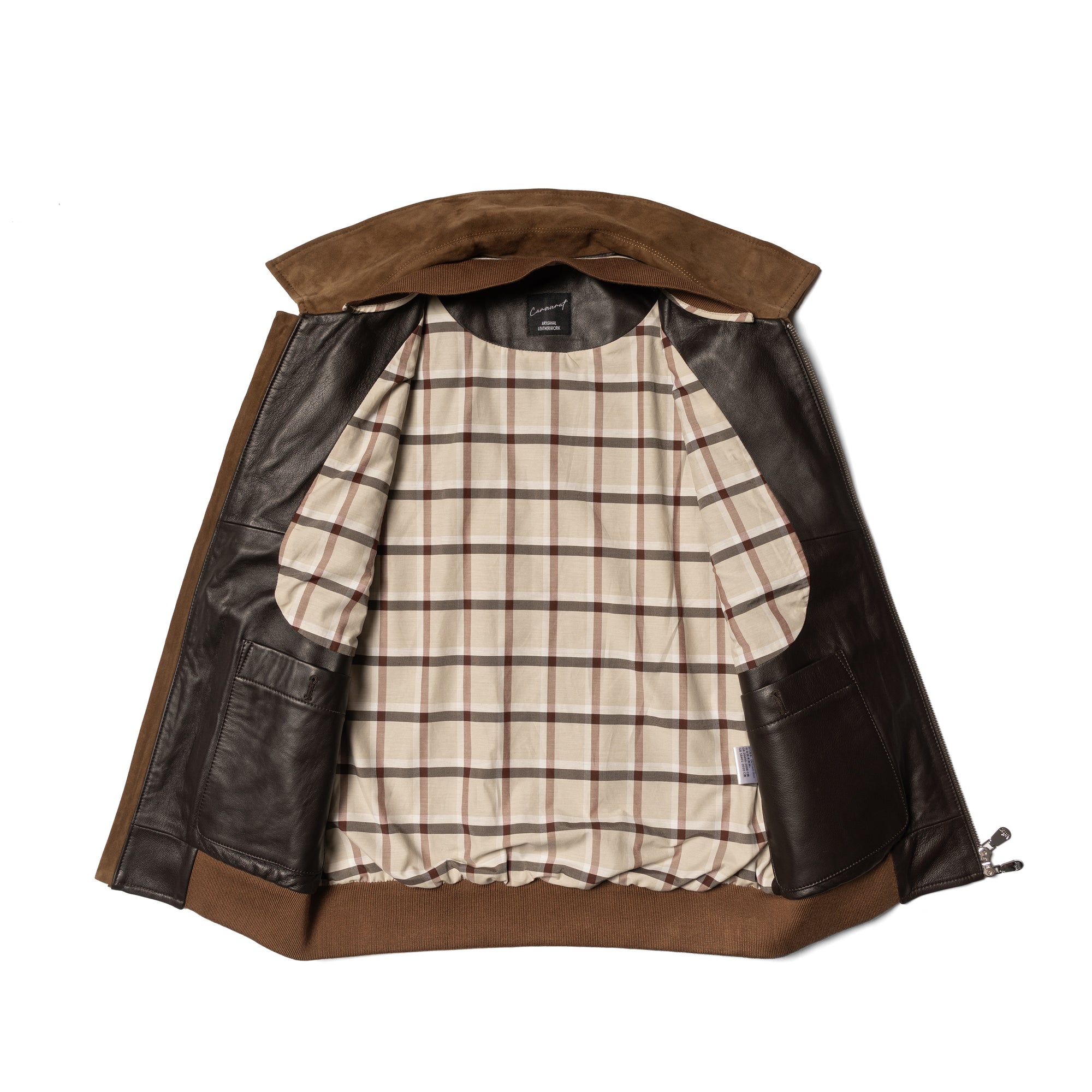 Tobacco Sheepskin Suede A2 Jacket