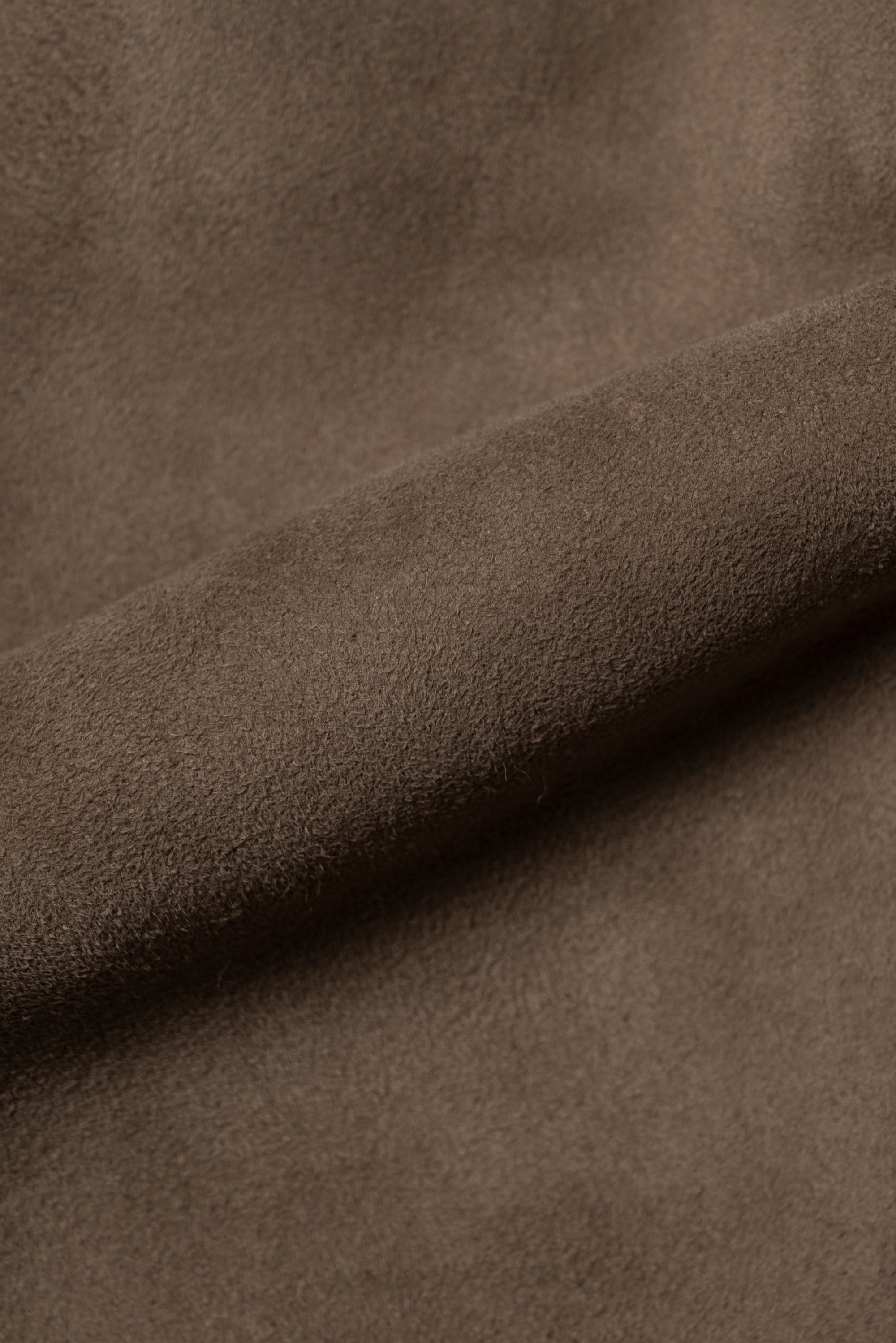 Mocha Lambskin Shearling Peacoat