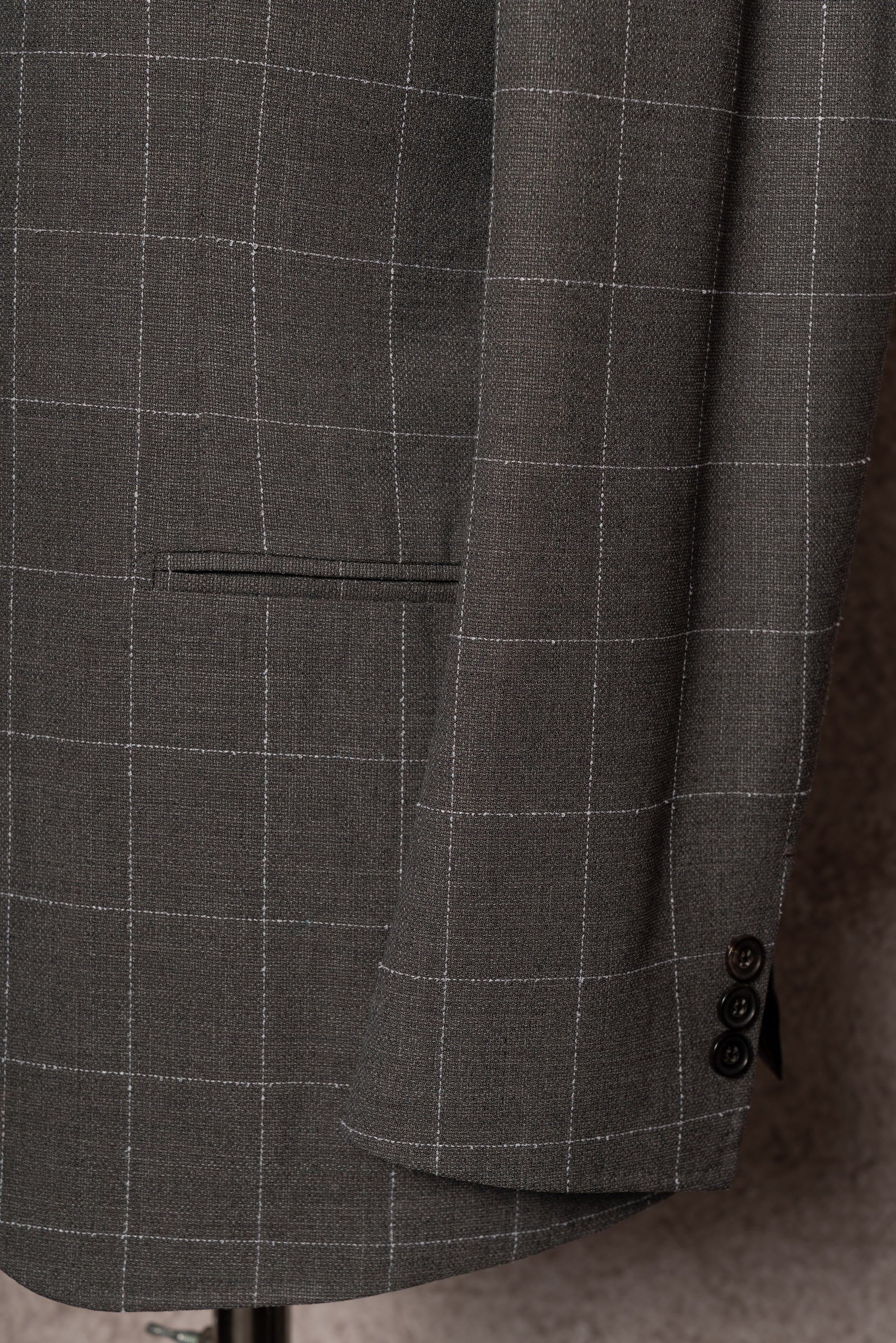 Fossil Windowpane Wool Suit #78