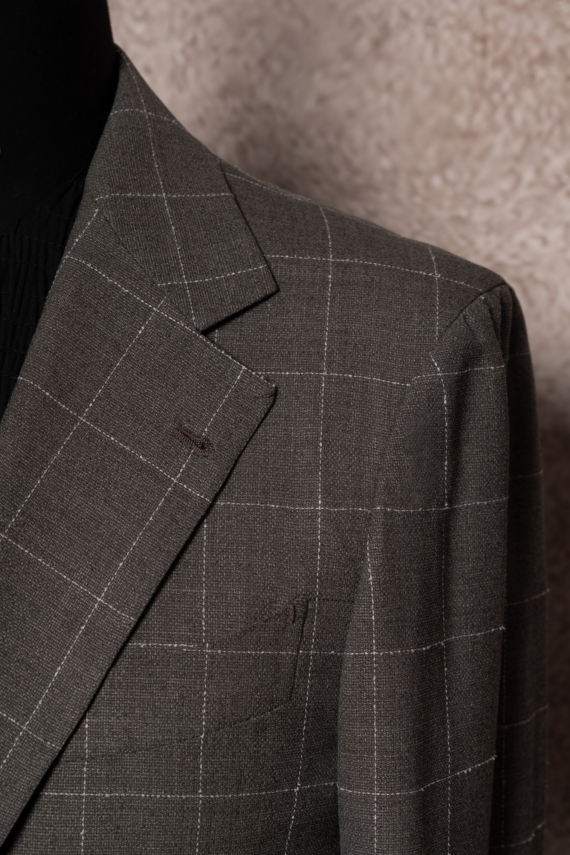 Fossil Windowpane Wool Suit #78