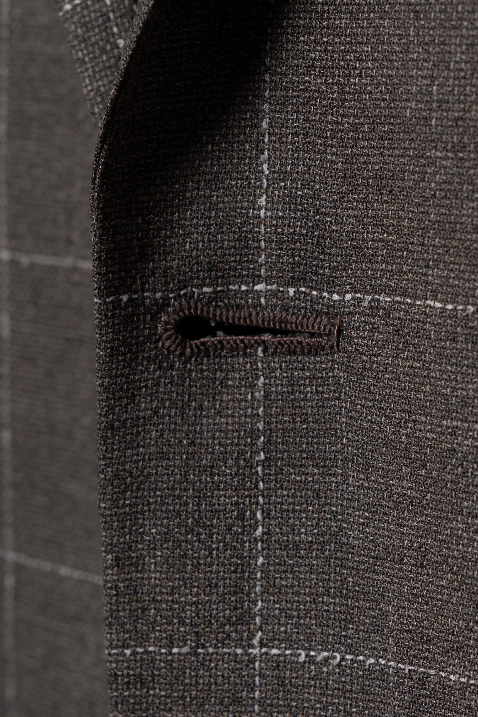 Fossil Windowpane Wool Suit #78