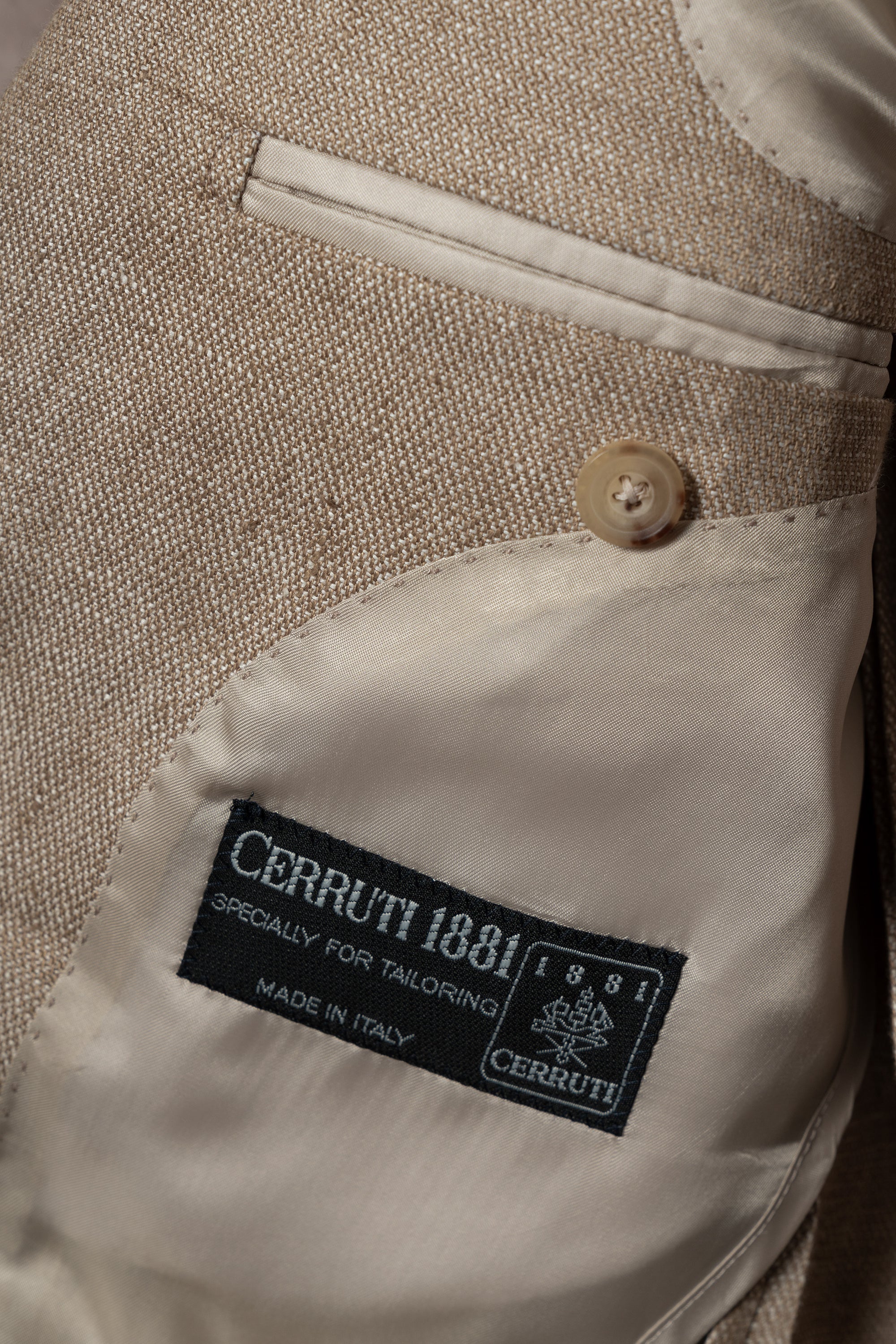 MTO Camel Normandy Linen Jacket #80