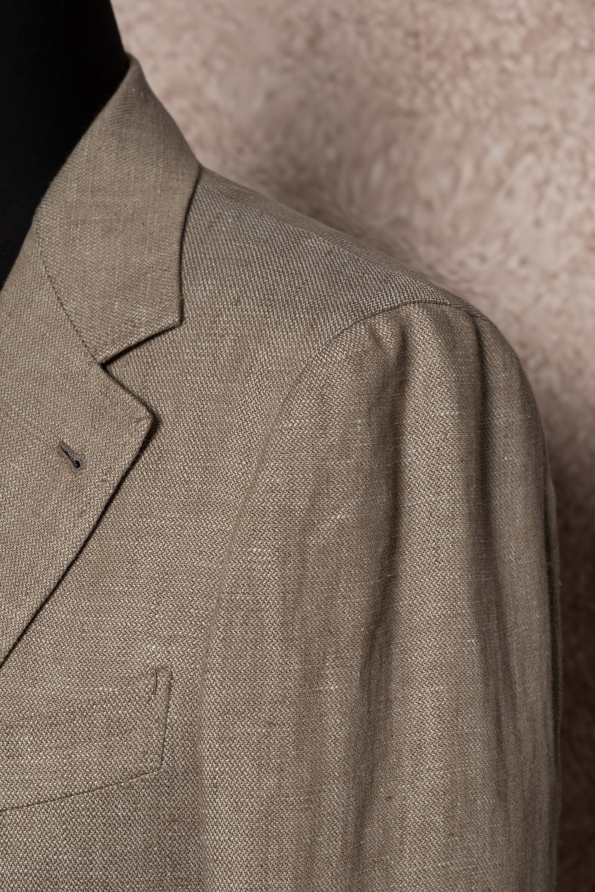 MTO Camel Normandy Linen Jacket #80
