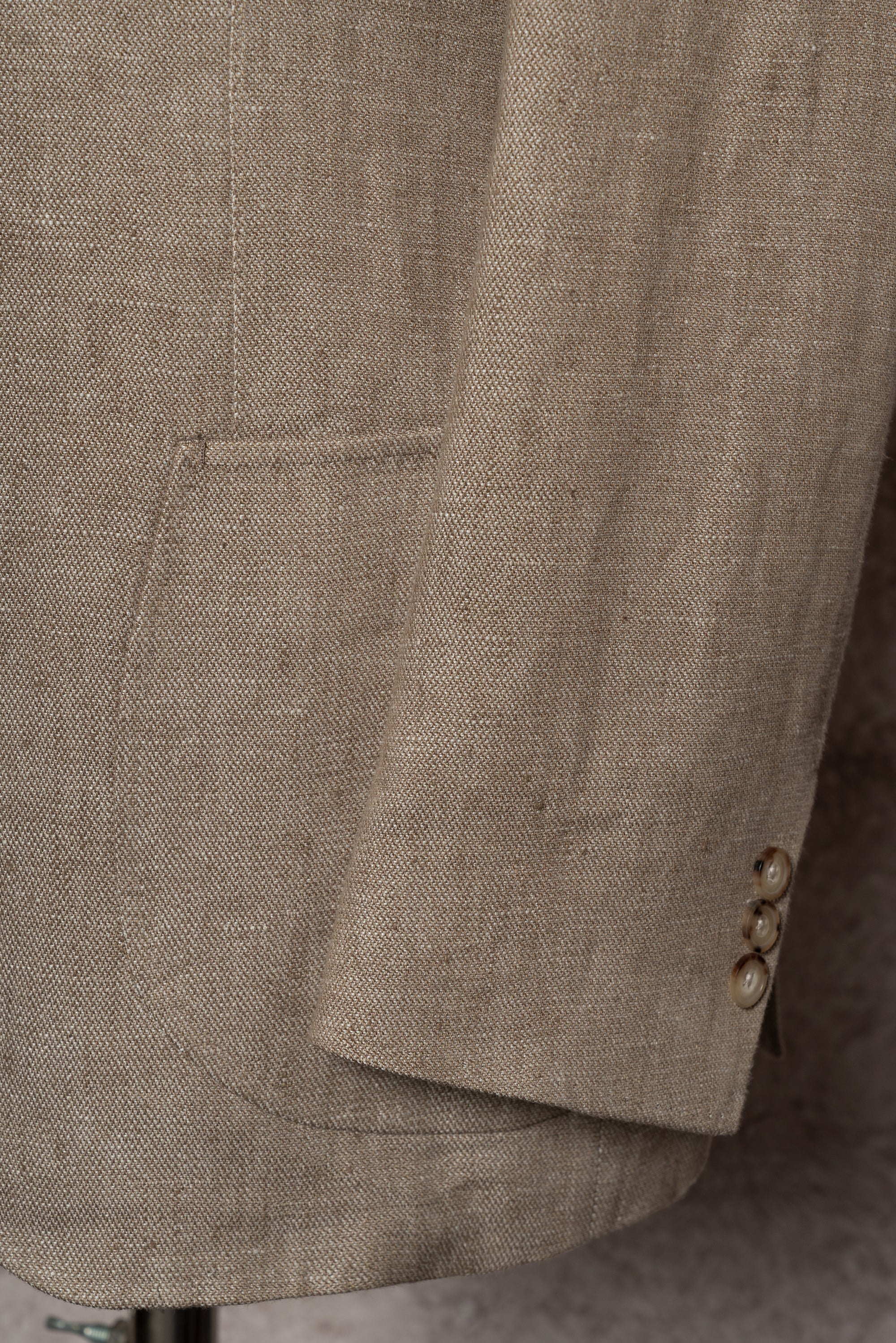 MTO Camel Normandy Linen Jacket #80