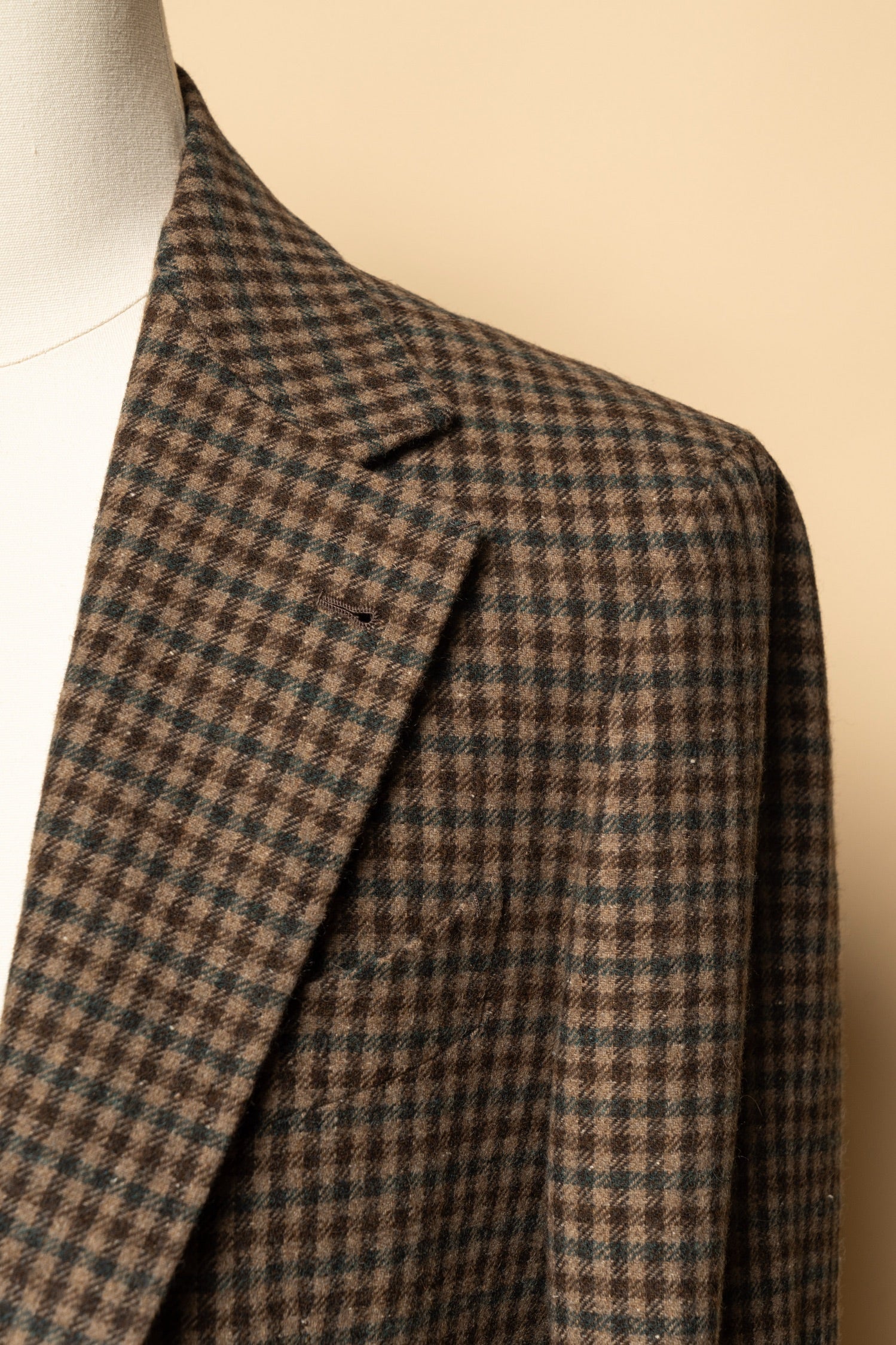 Brown Gun Club Wool Silk Tweed Jacket #930