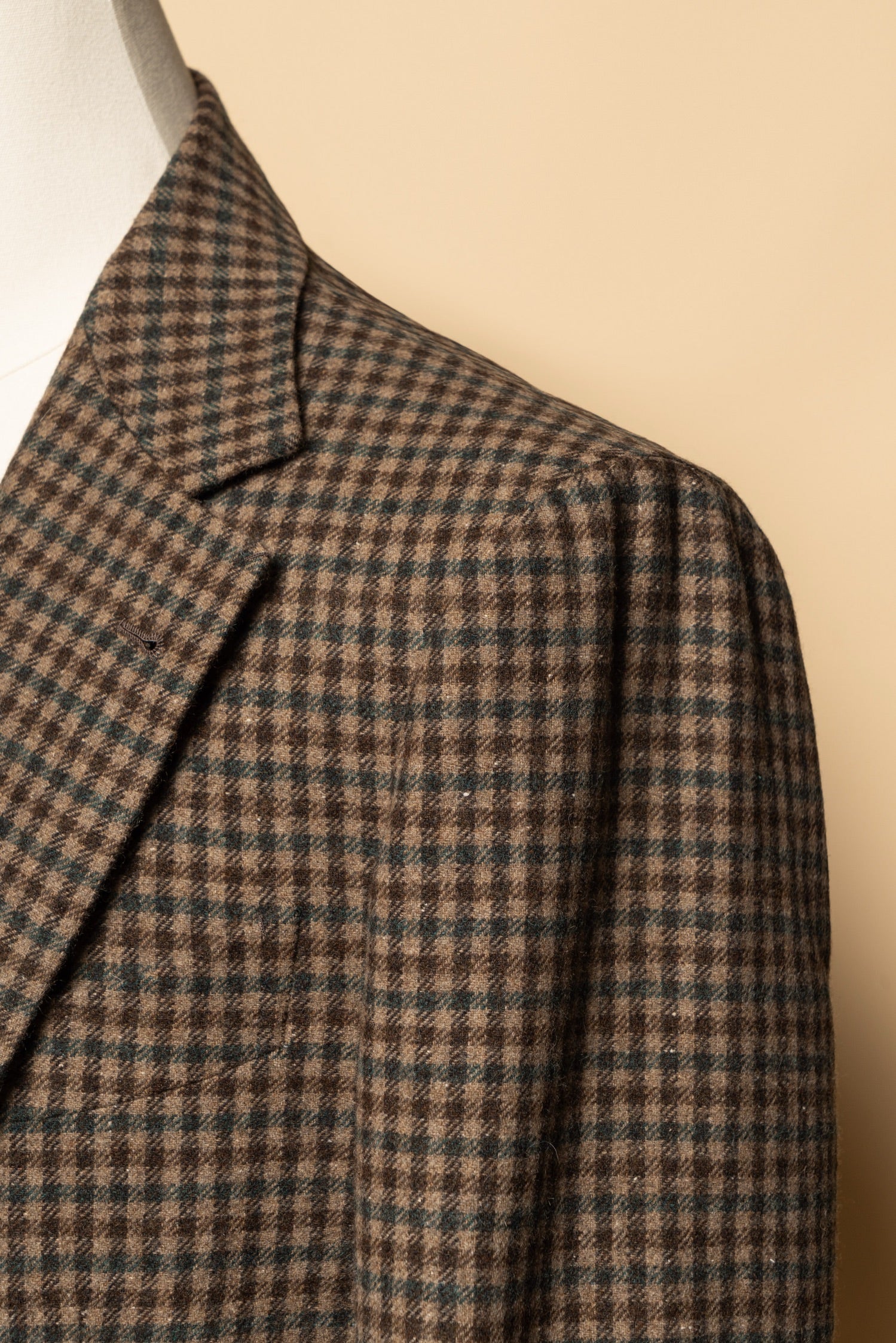 Brown Gun Club Wool Silk Tweed Jacket #930