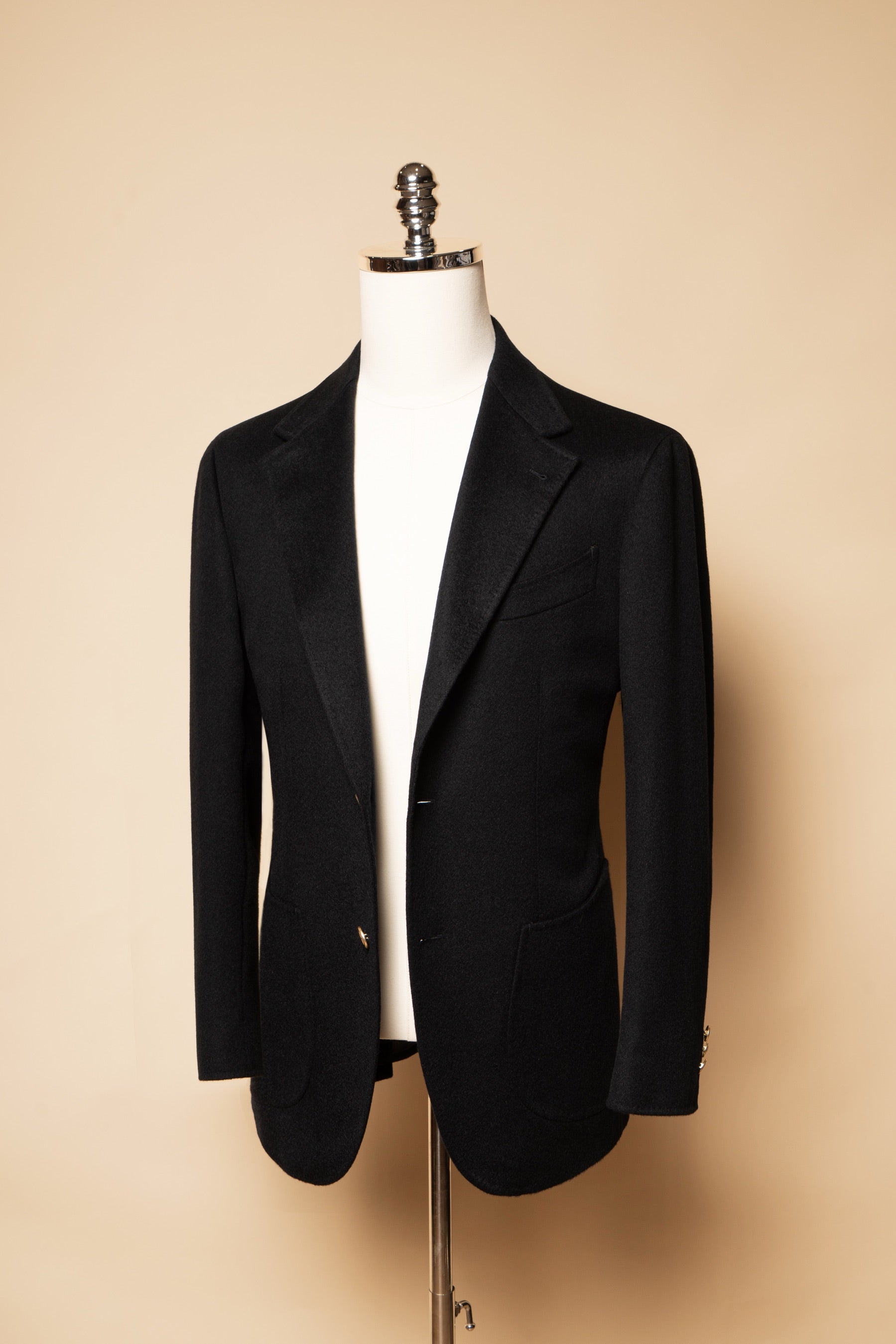 Navy Wool Cashmere Blazer #833