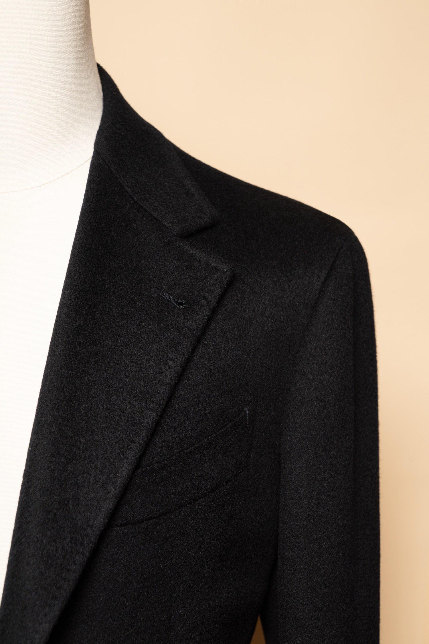 Navy Wool Cashmere Blazer #833