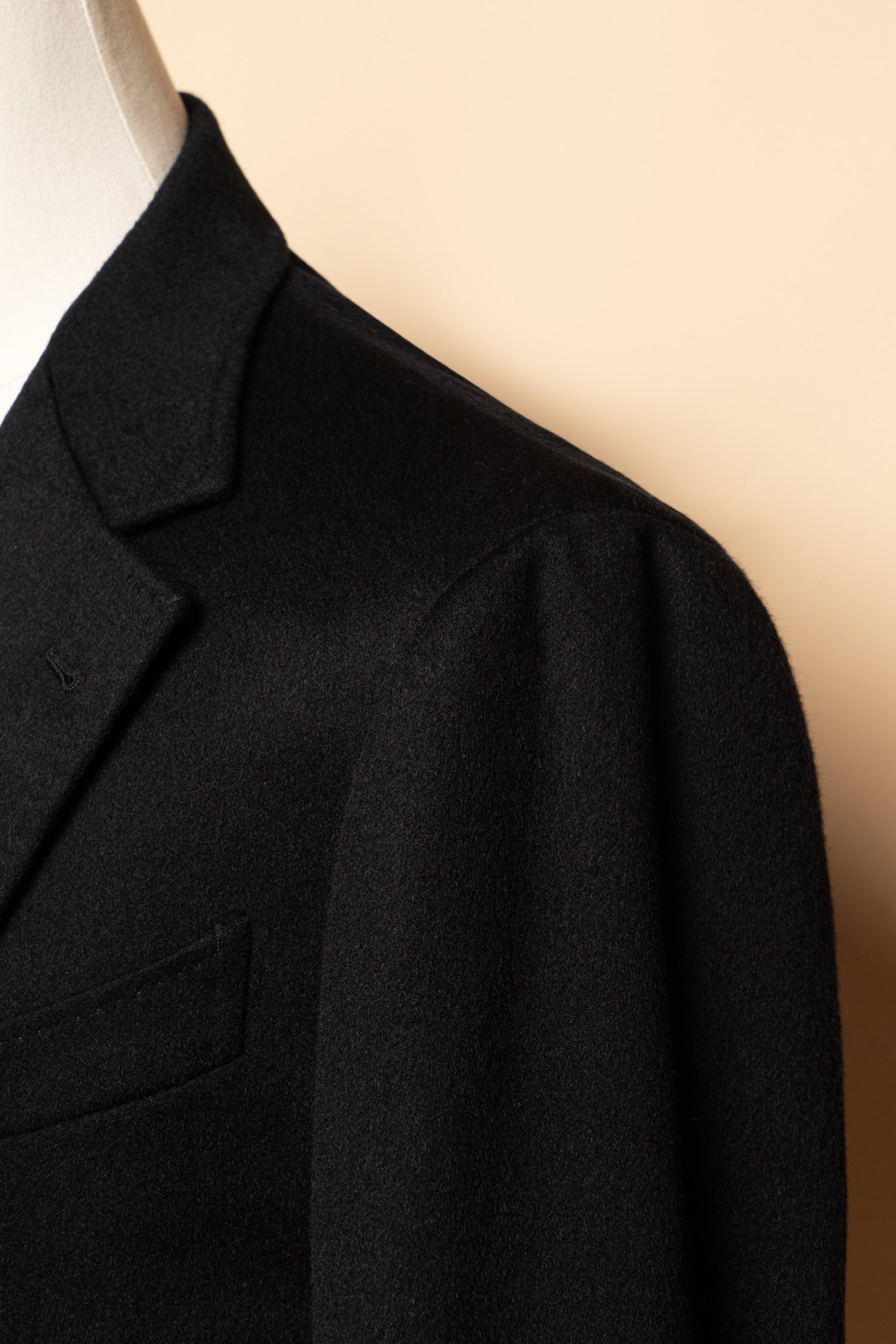 Navy Wool Cashmere Blazer #833
