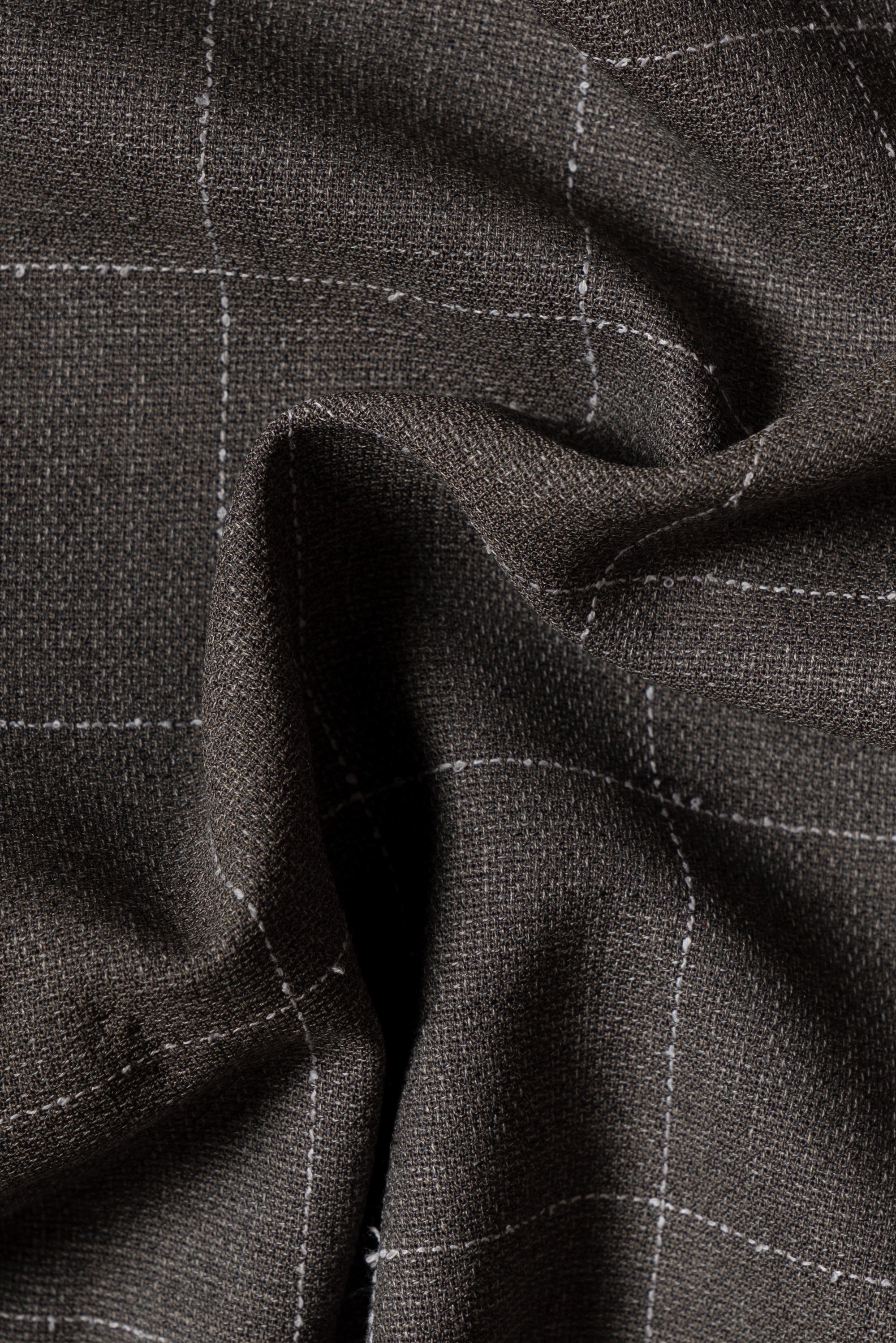 Fossil Windowpane Wool Suit #78