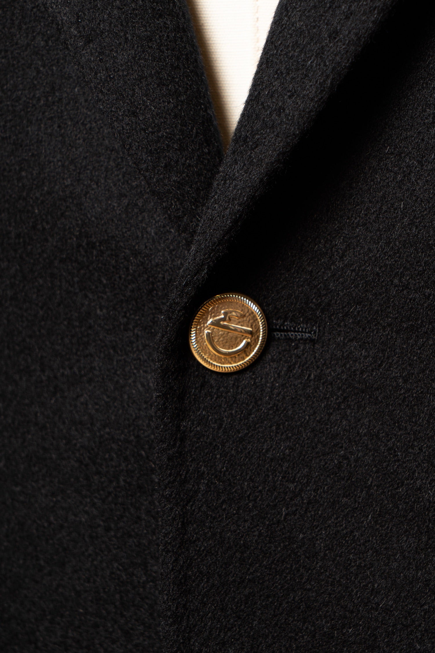 Navy Wool Cashmere Blazer #833