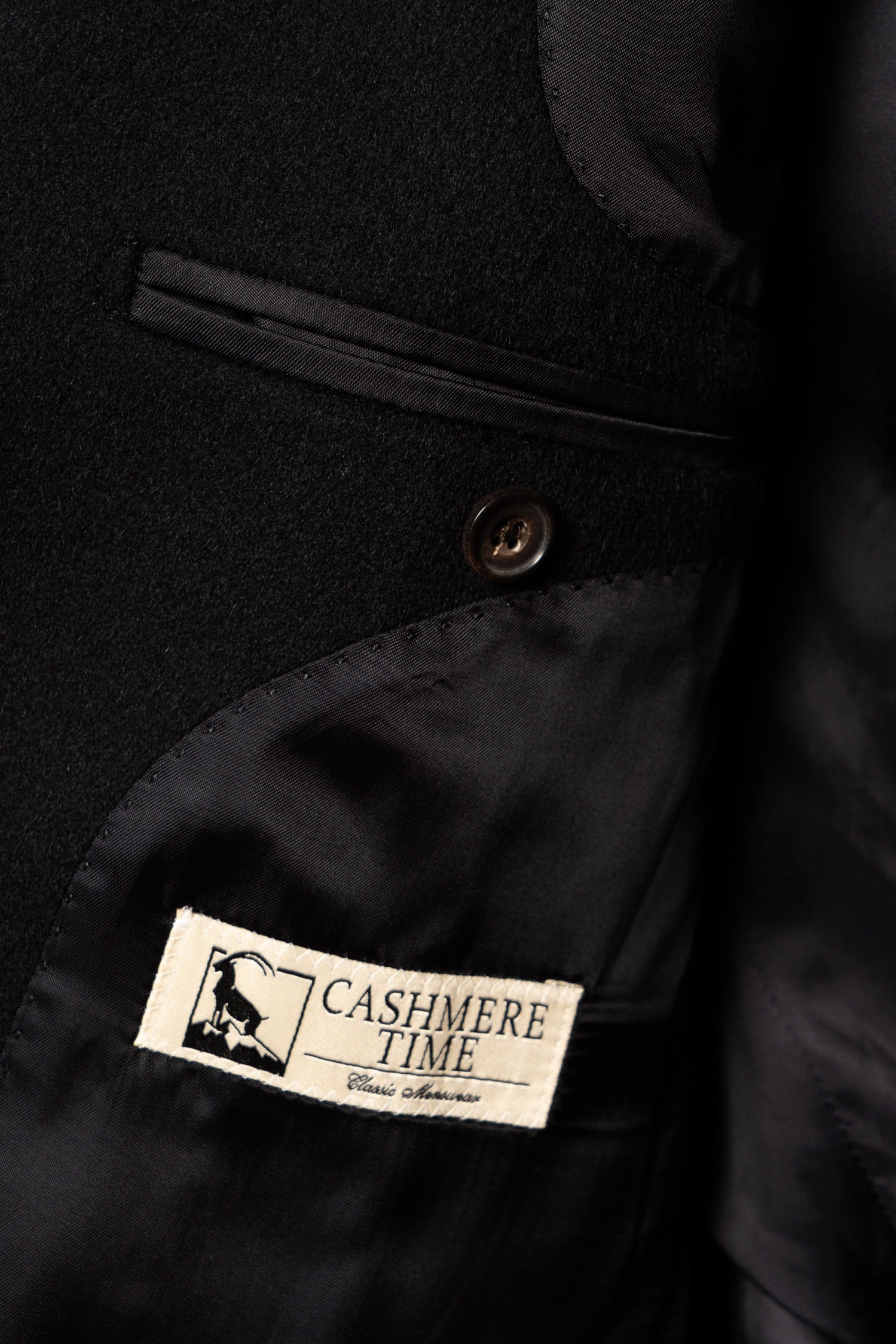 Navy Wool Cashmere Blazer #833