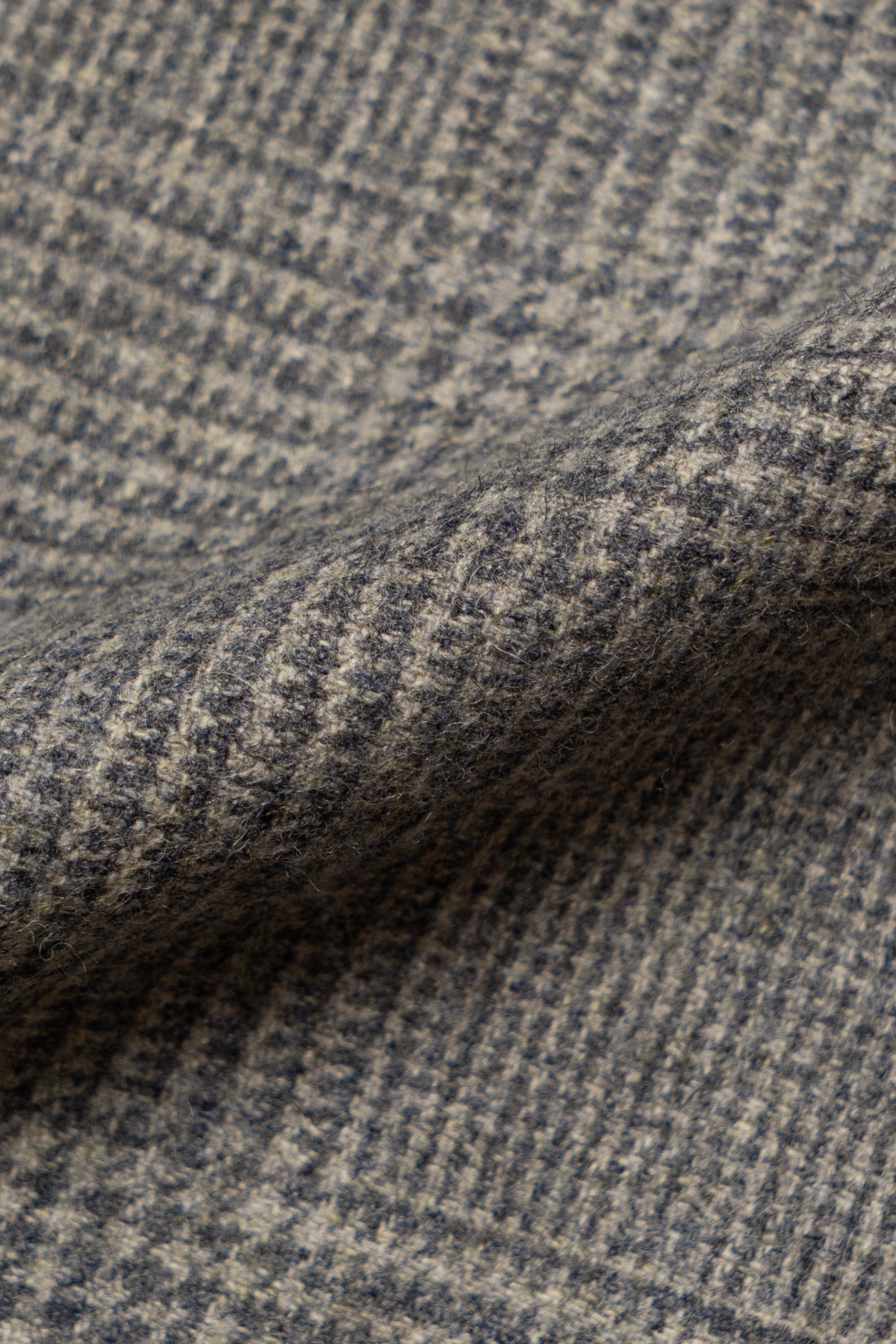 Grey Glen Check Wool Silk Tweed Jacket #929