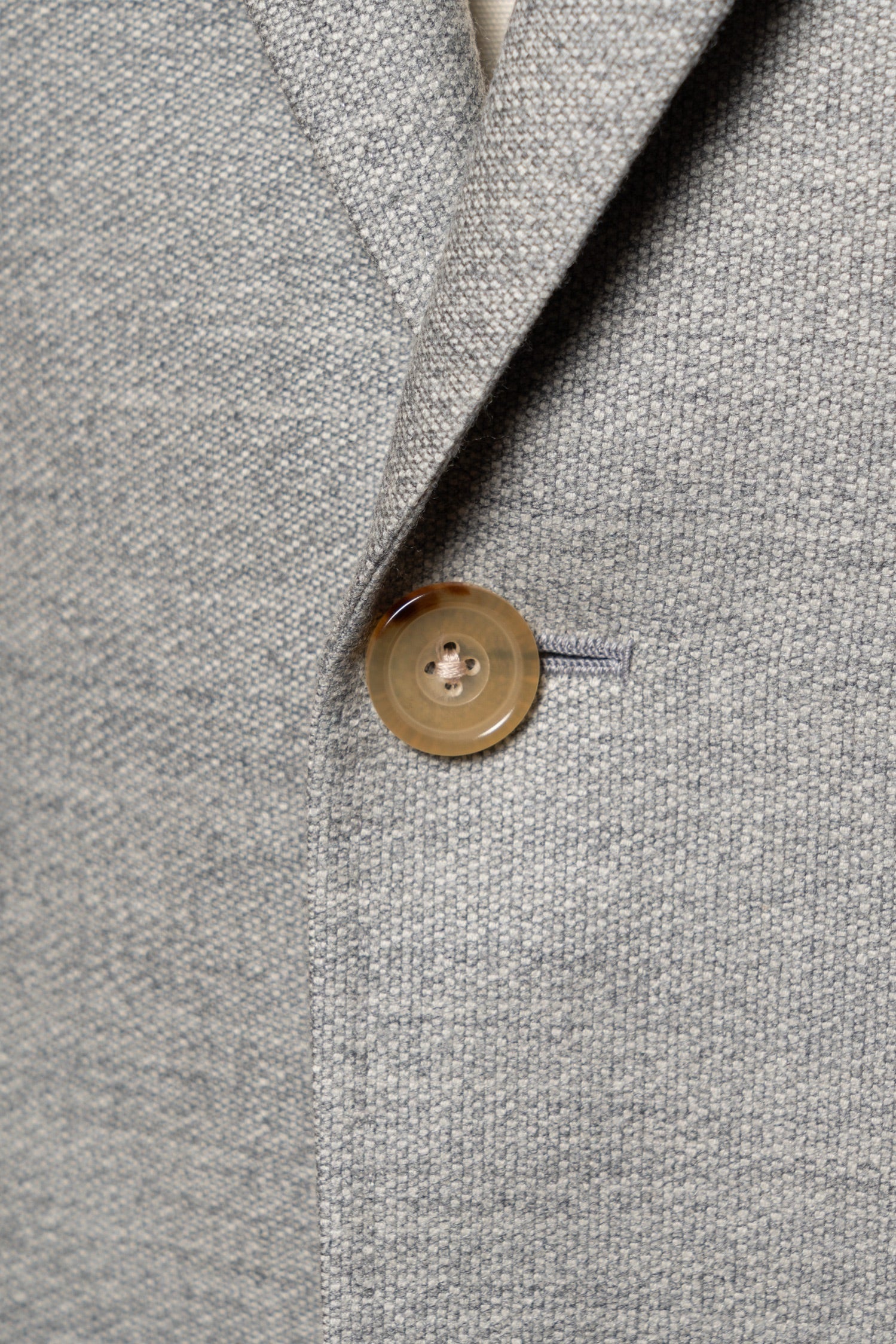 Melange Grey 120s Flannel Suit #899