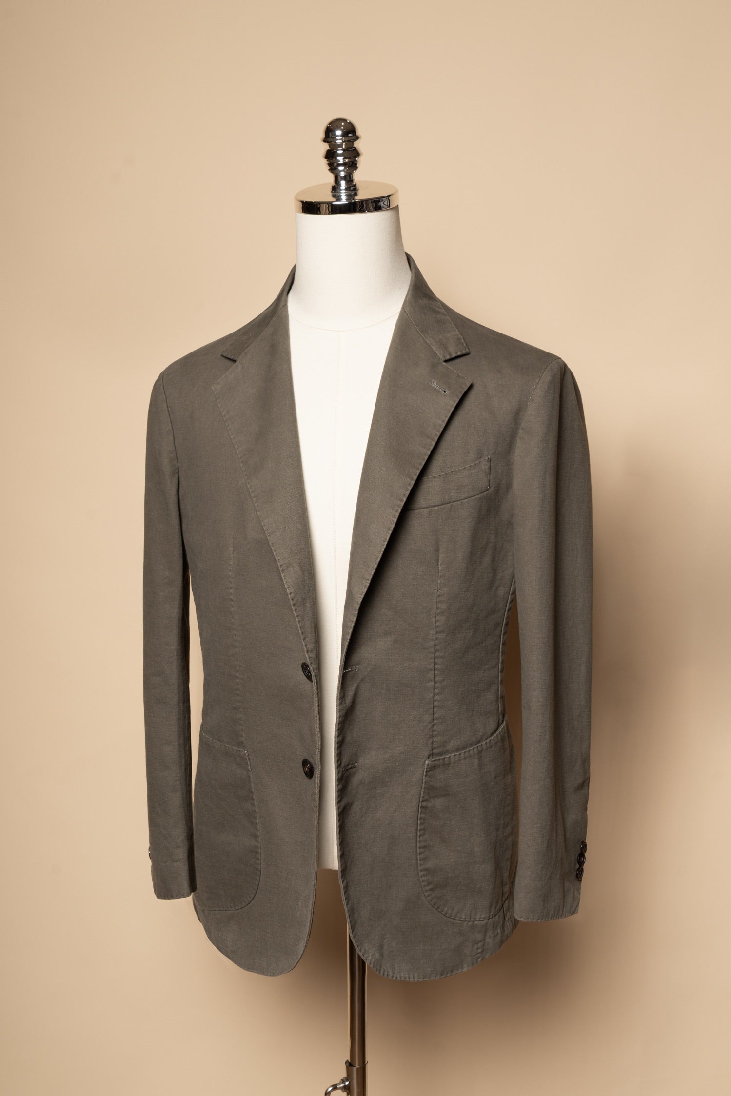 "Master Wash" Washed Cotton Unstructured Suit