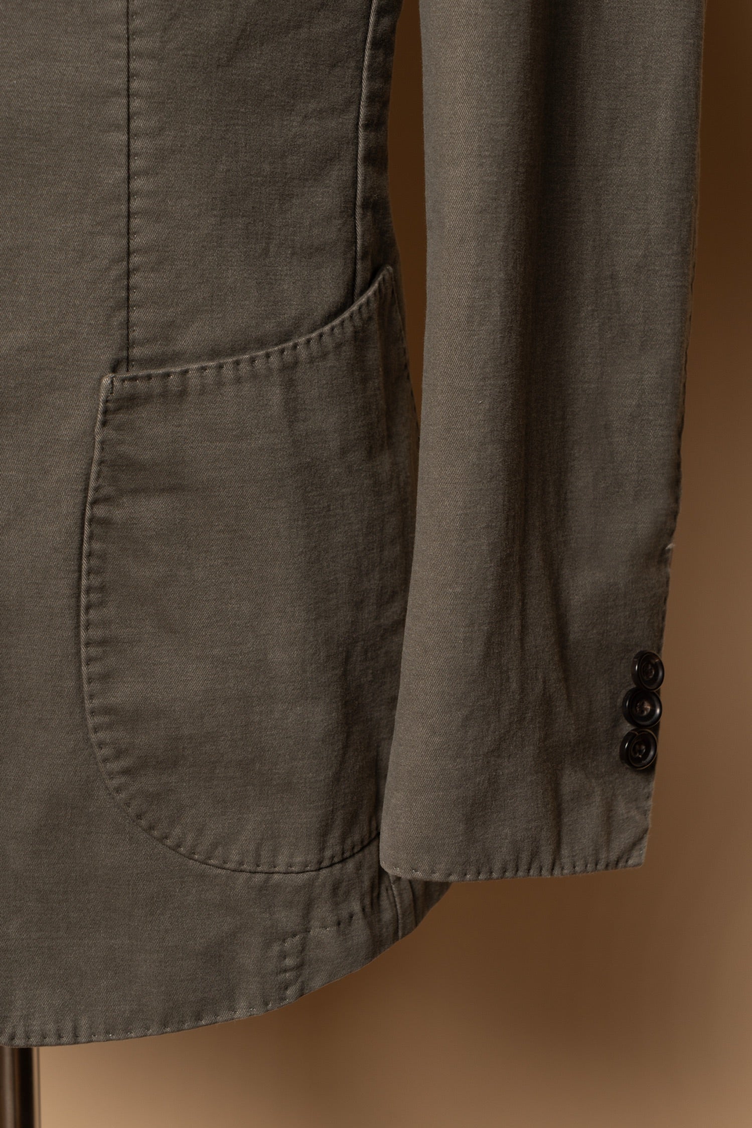 "Master Wash" Washed Cotton Unstructured Suit