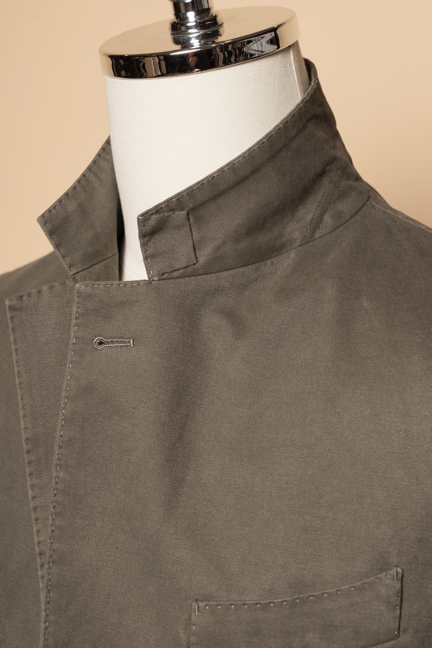 "Master Wash" Washed Cotton Unstructured Suit