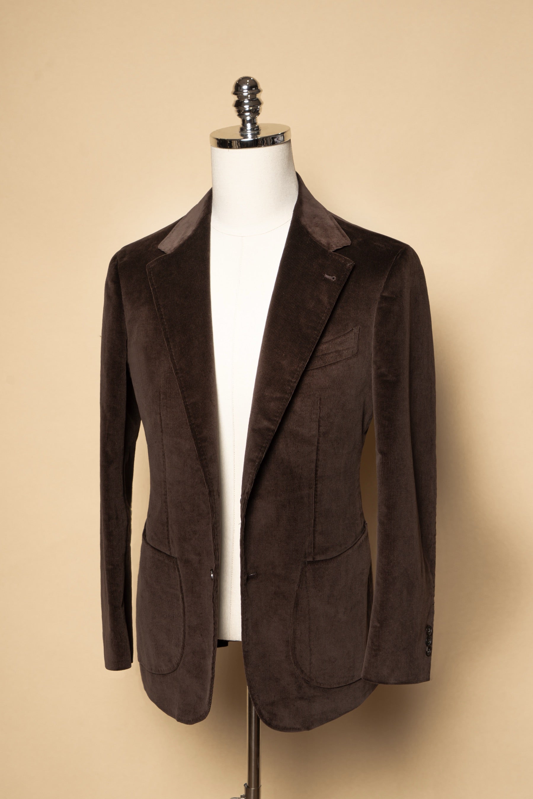 Brown Khaki Corduroy Suit #744