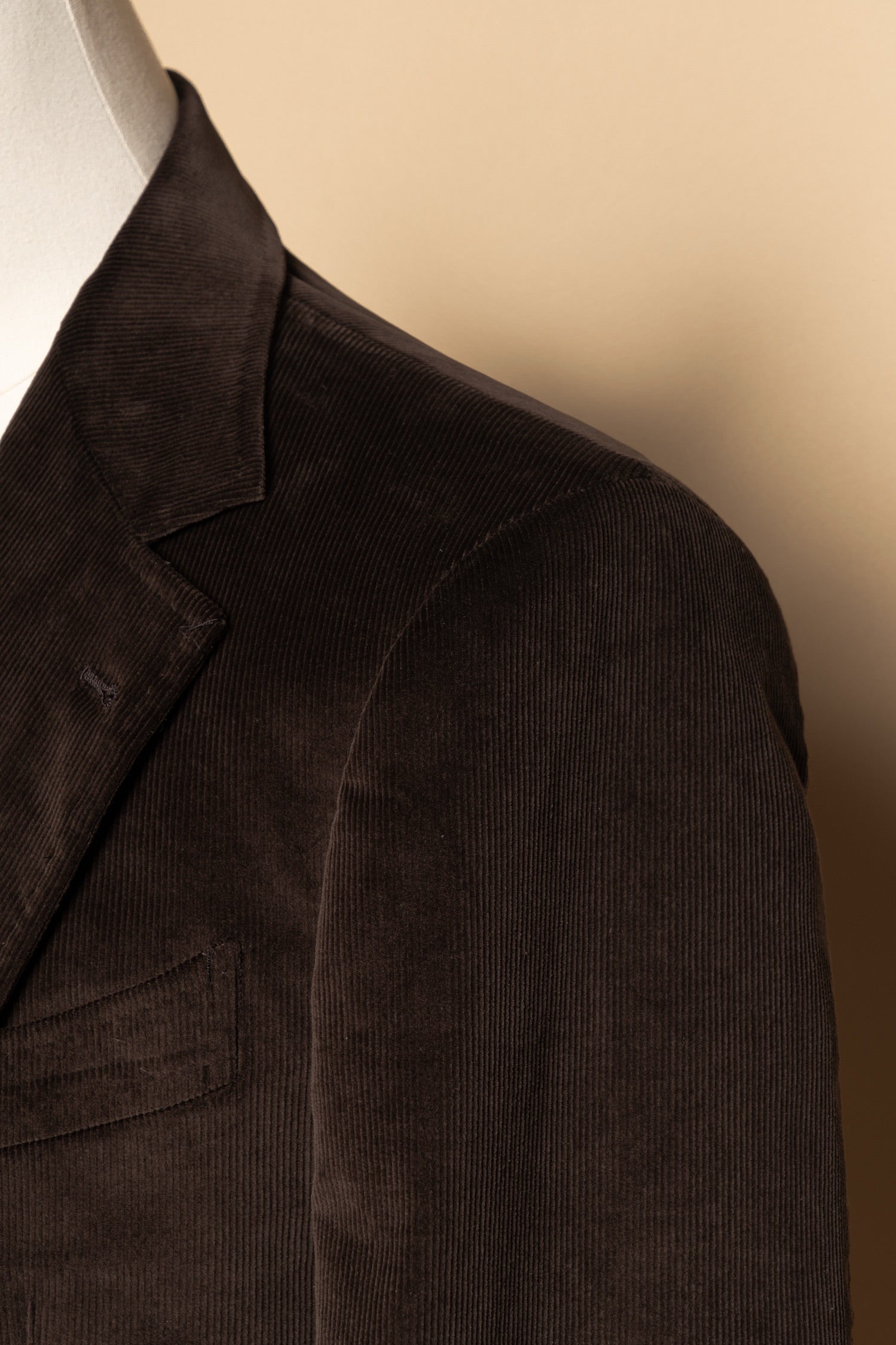 Brown Khaki Corduroy Suit #744