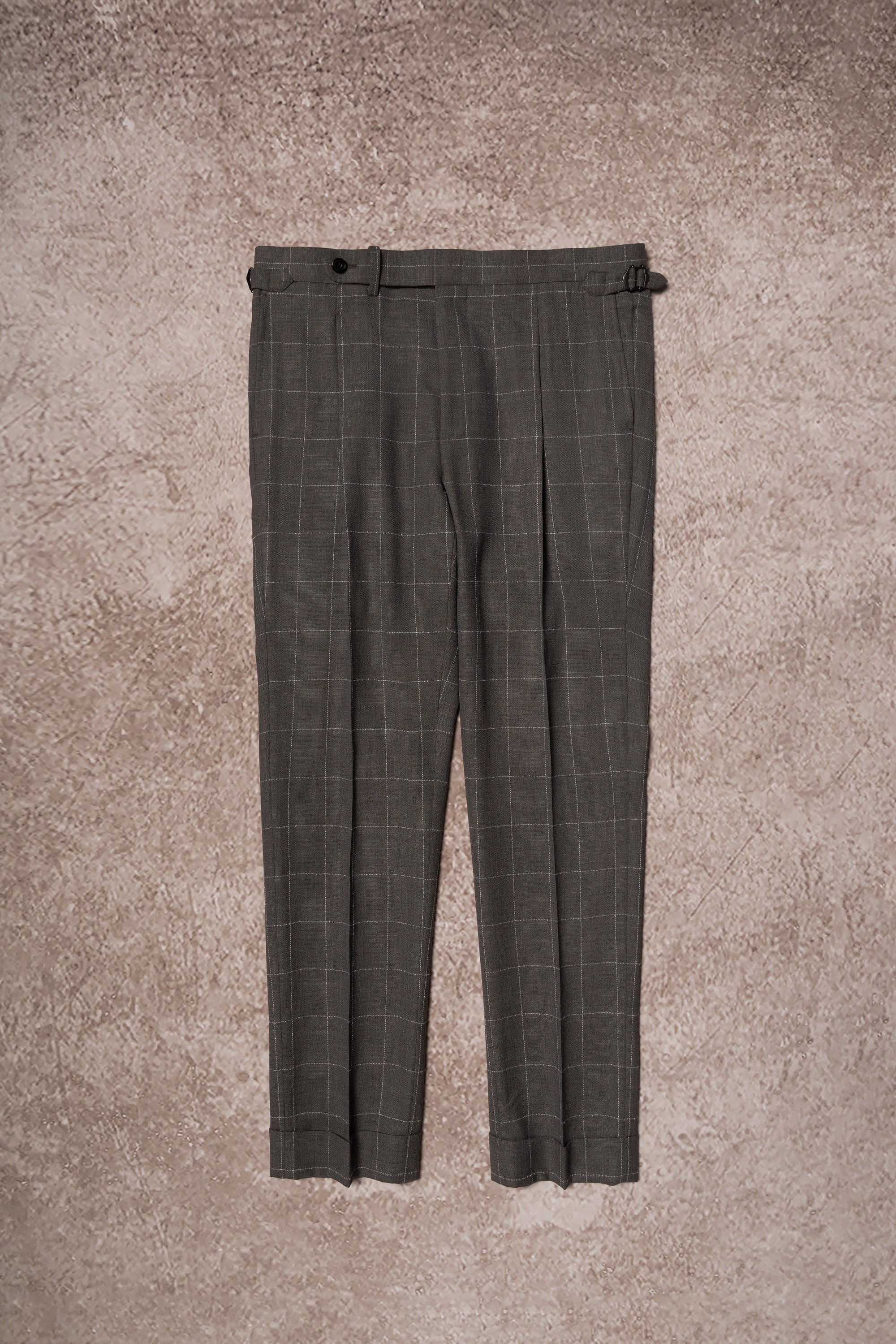 Fossil Windowpane Wool Suit #78