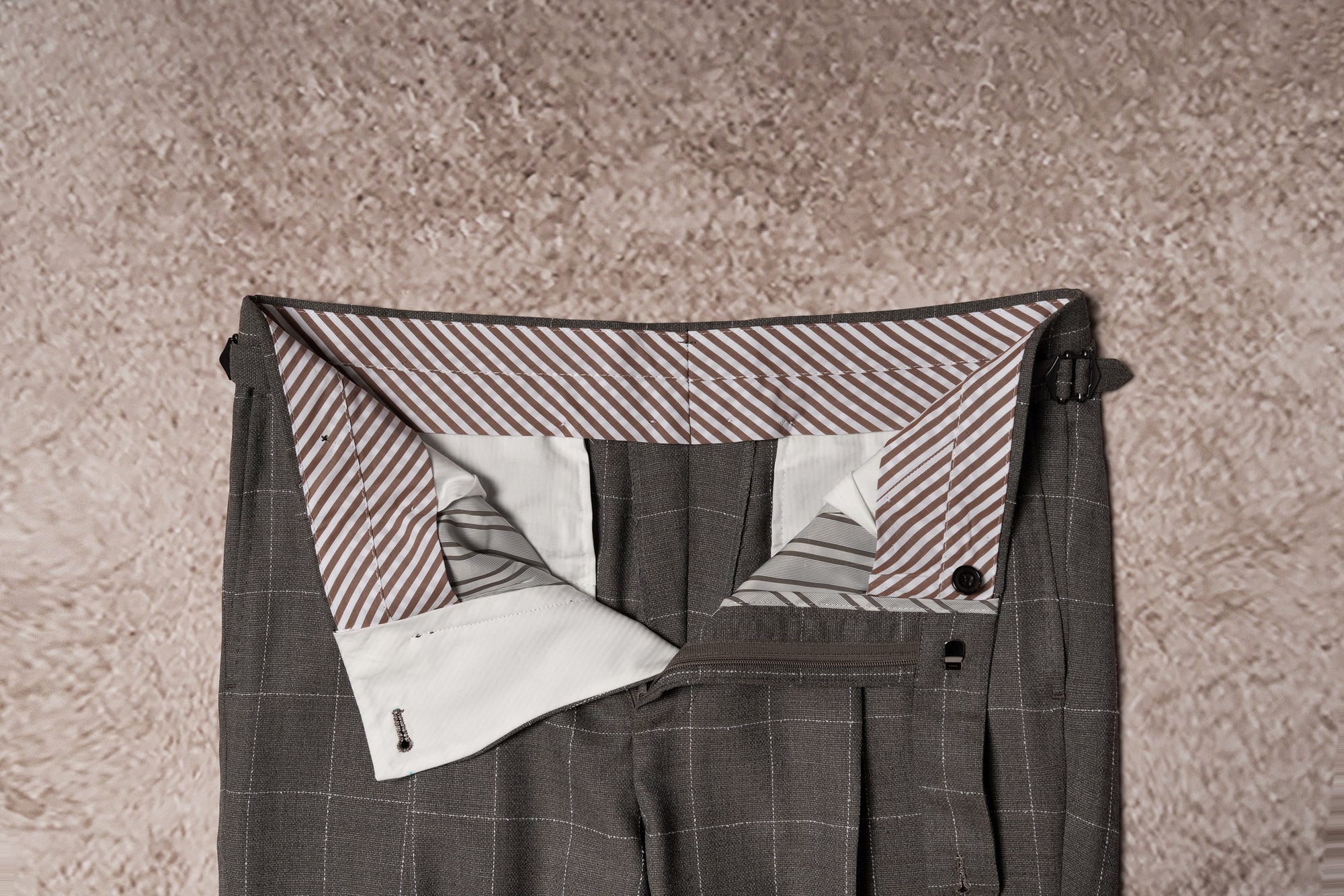 Fossil Windowpane Wool Suit #78