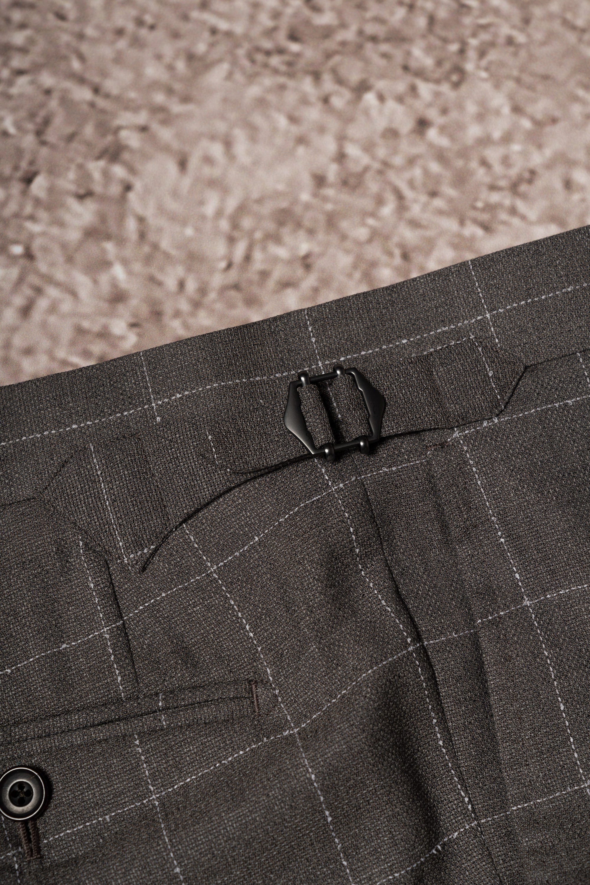 Fossil Windowpane Wool Suit #78