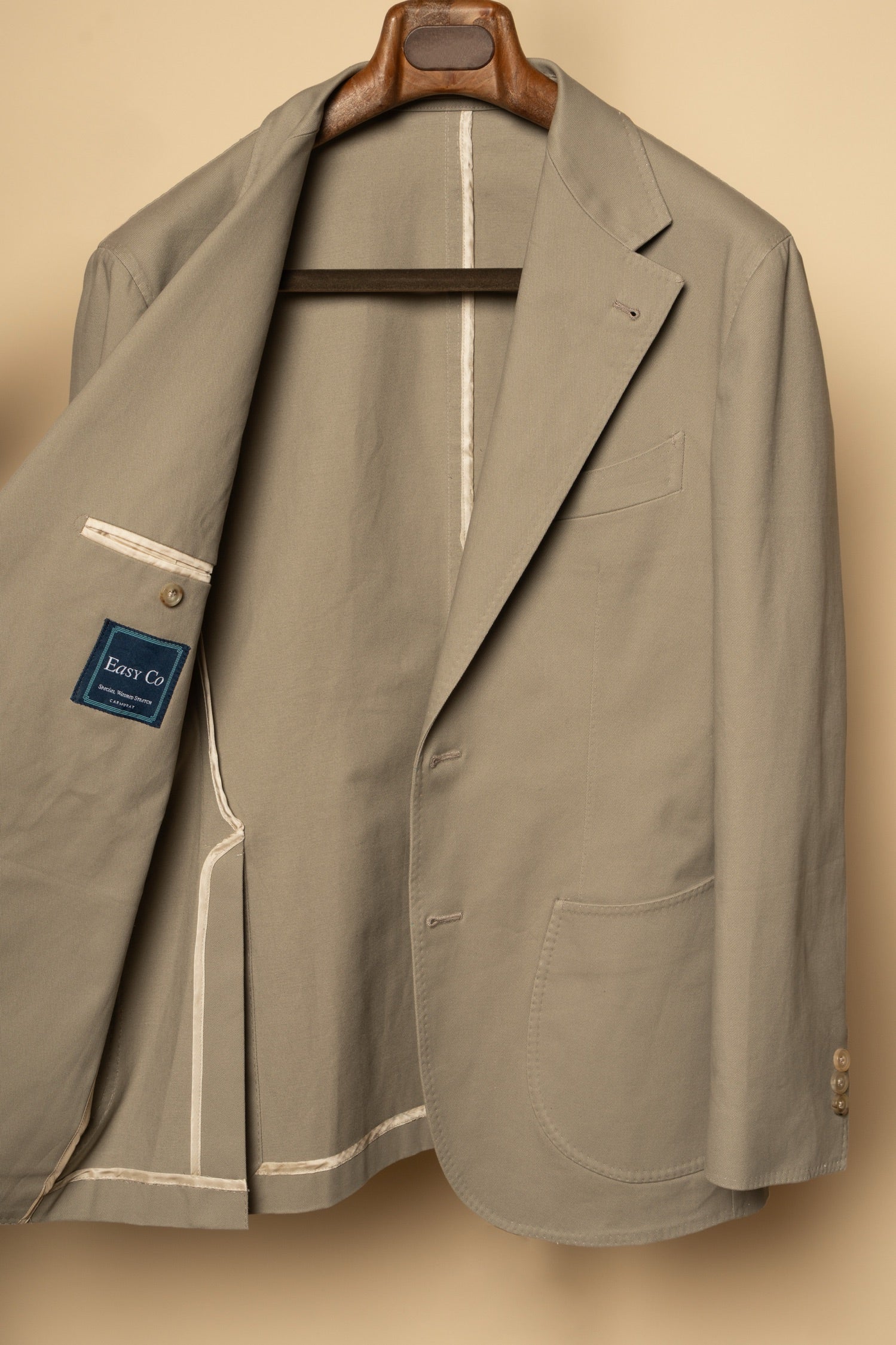 Olive Cotton Blending Suit #942