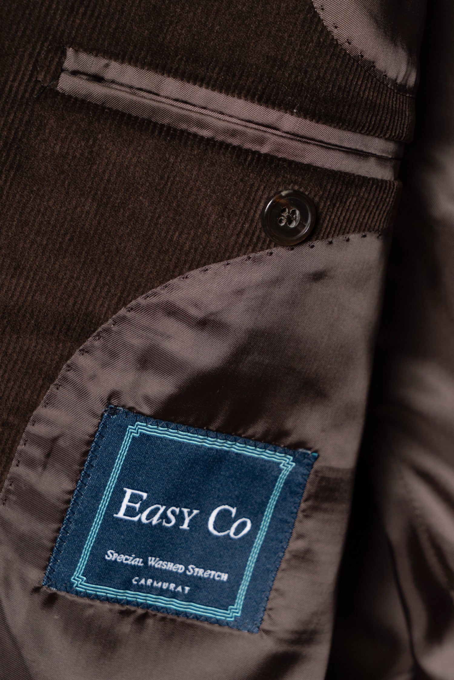 Brown Khaki Corduroy Suit #744