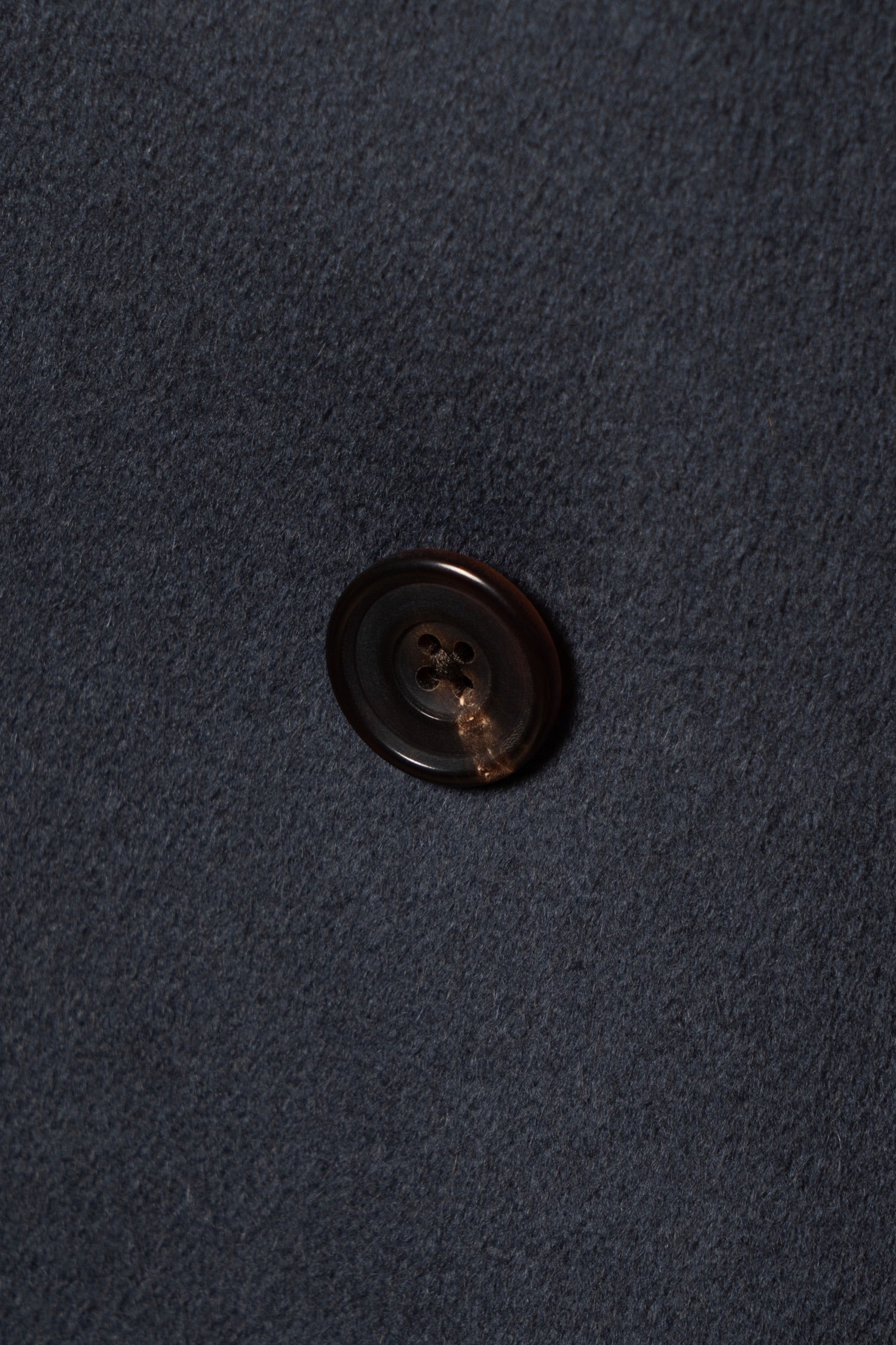 MTO Steel Blue Cashmere Polo Coat #825